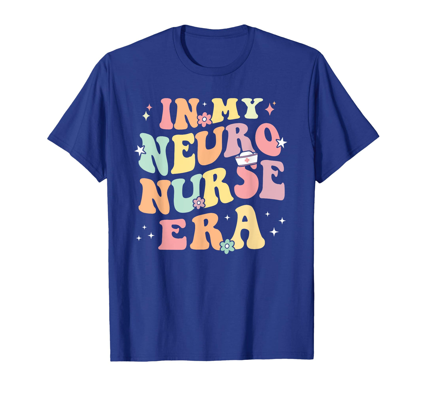 In My Neuro Nurse Era Retro Neuroscience Neurology Nursing T-Shirt