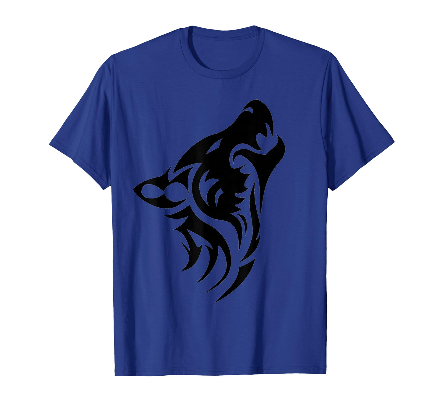 Wild Wolf Pack Team - Retro Vintage Wildlife Lone Black Wolf T-Shirt