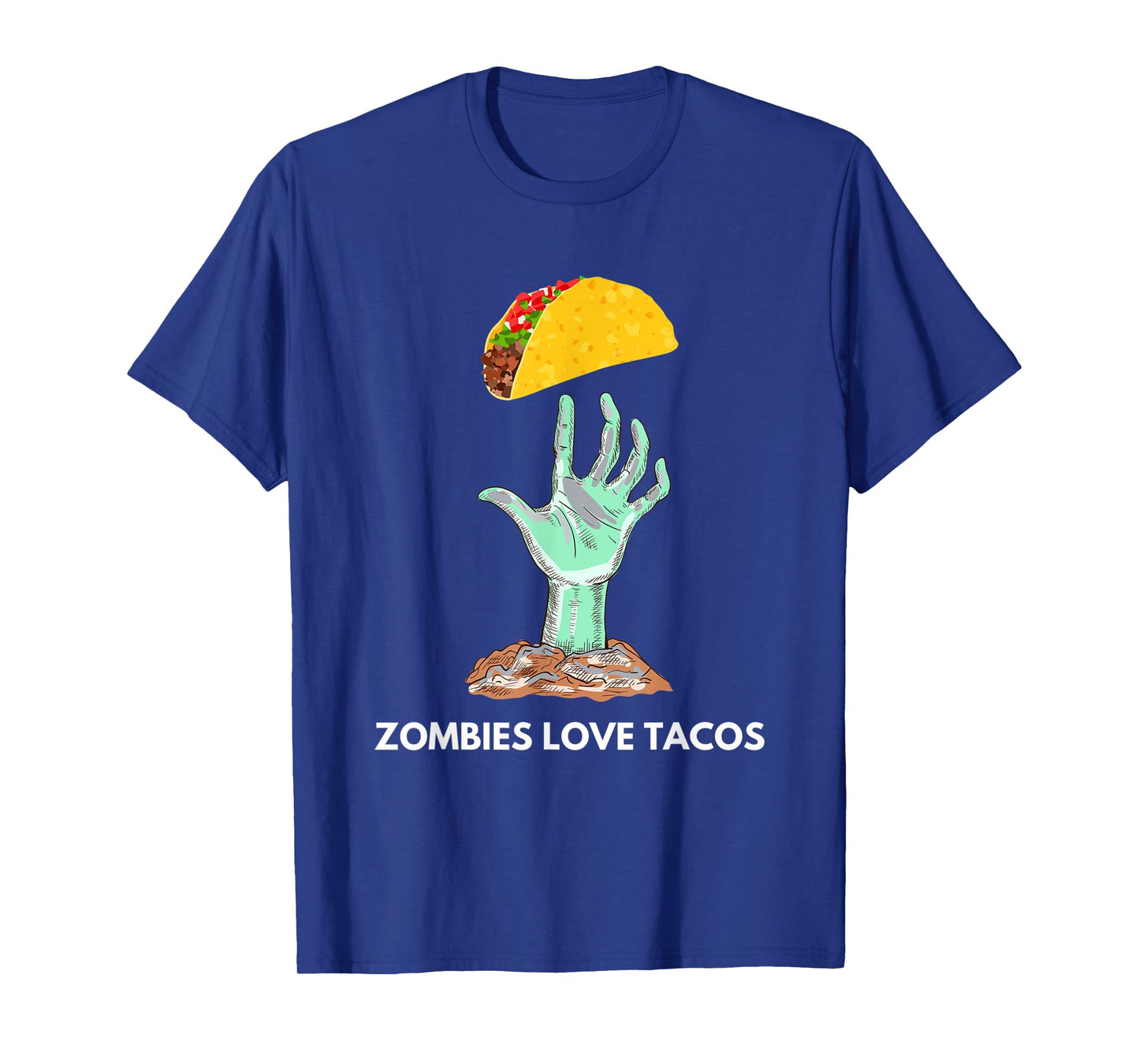 Zombies Love Tacos Funny Apparel T-Shirt