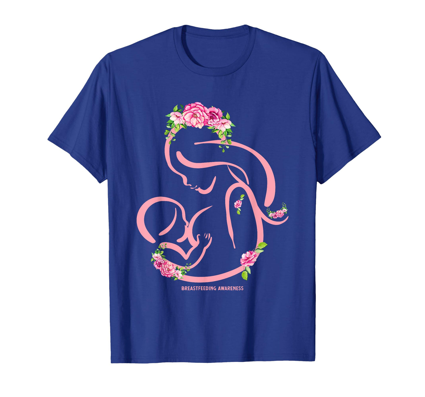 Breastfeeding Awareness Flowers - Normalize Breastfeeding T-Shirt