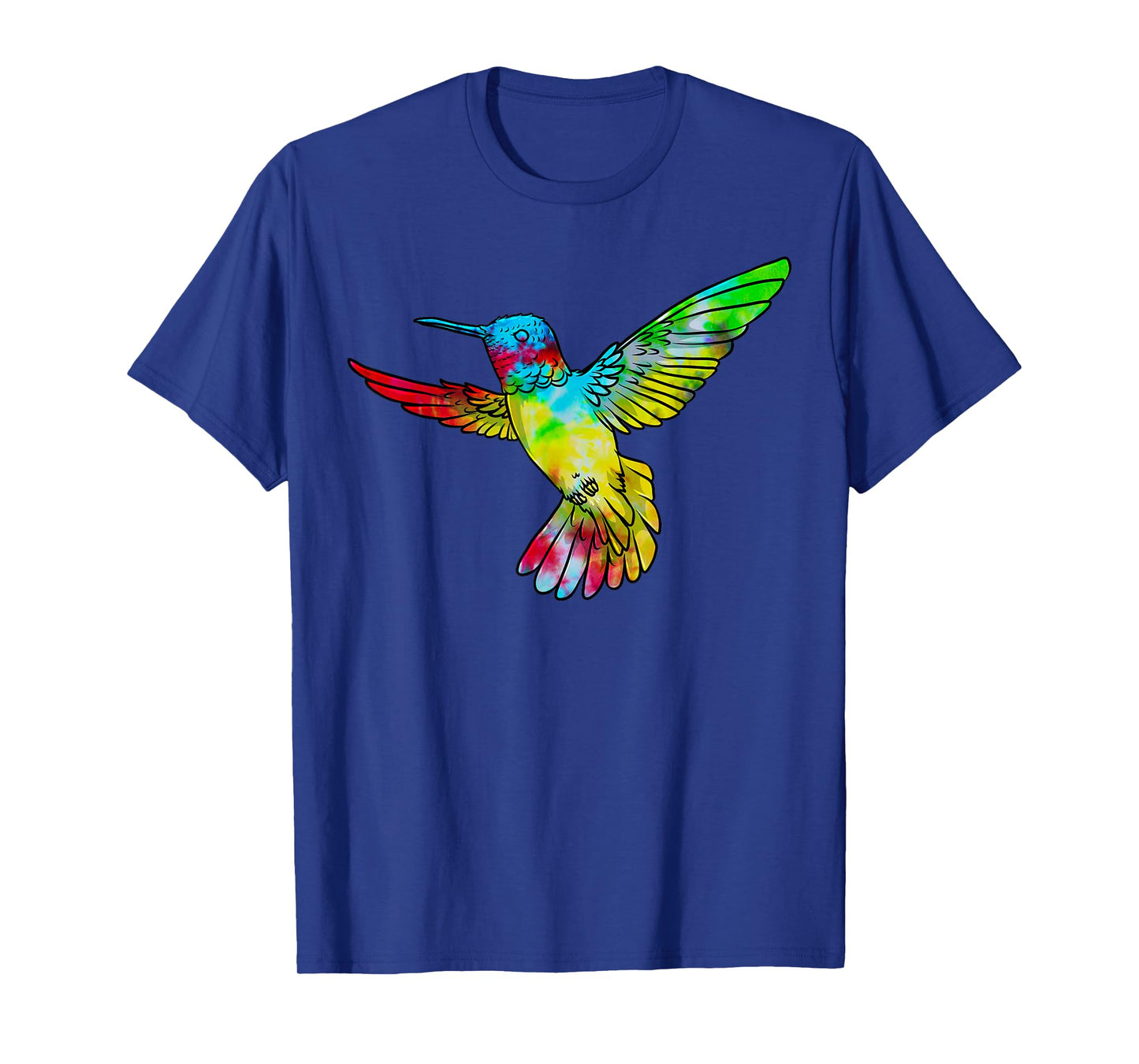 Vintage Tie Dye Hummingbird Birds Humming Bird Watcher T-Shirt