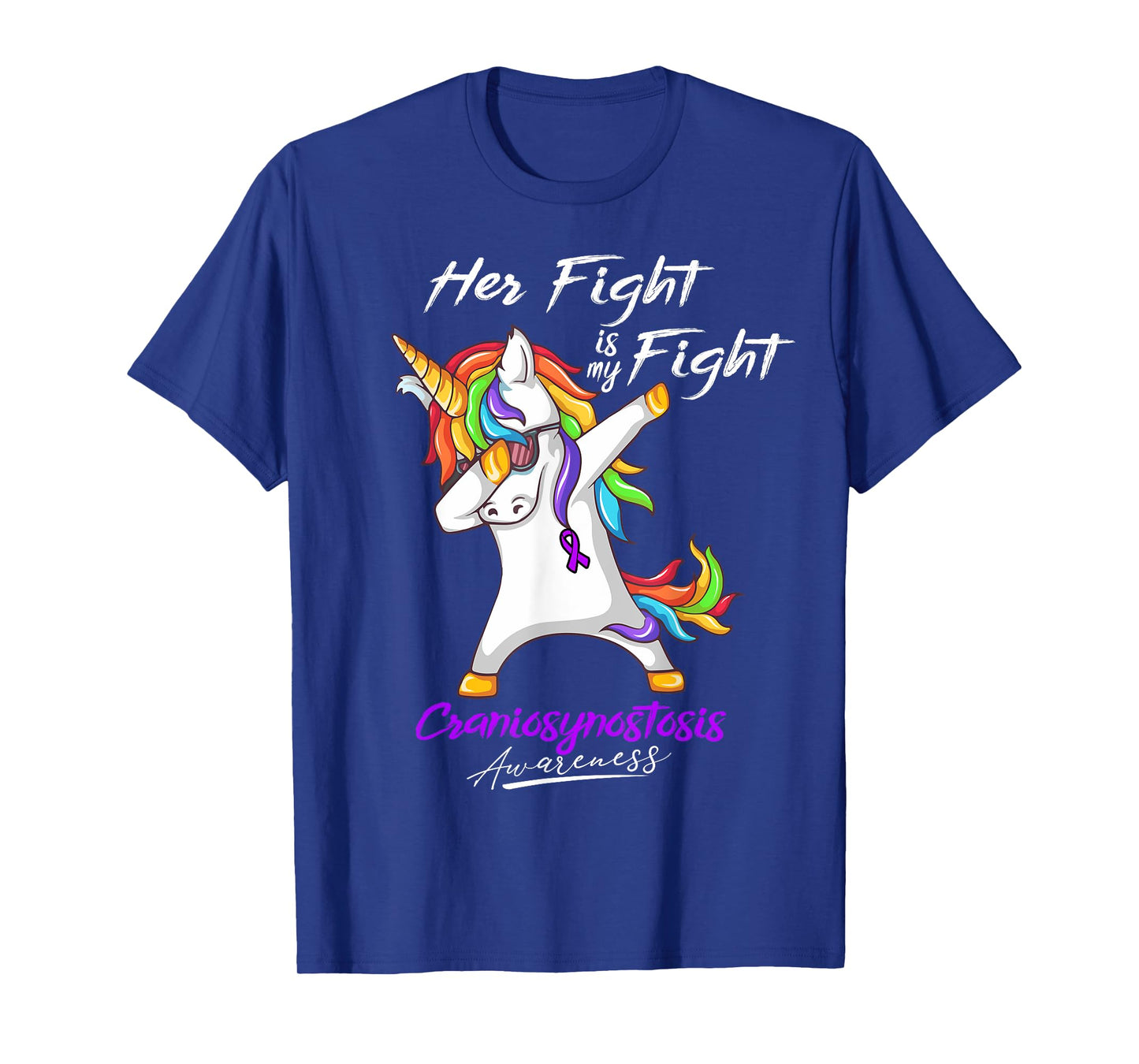 Her Fight Is My Fight Craniosynostosis Awareness T-Shirt