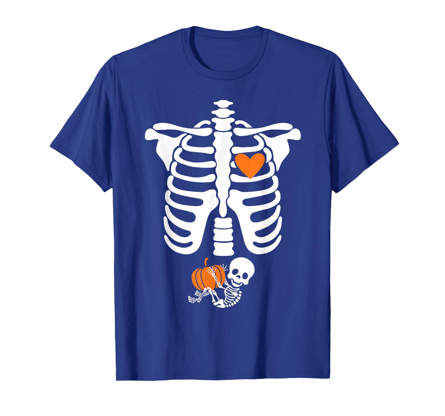 Halloween X-Ray Pregnancy Expecting Baby Design T-Shirt