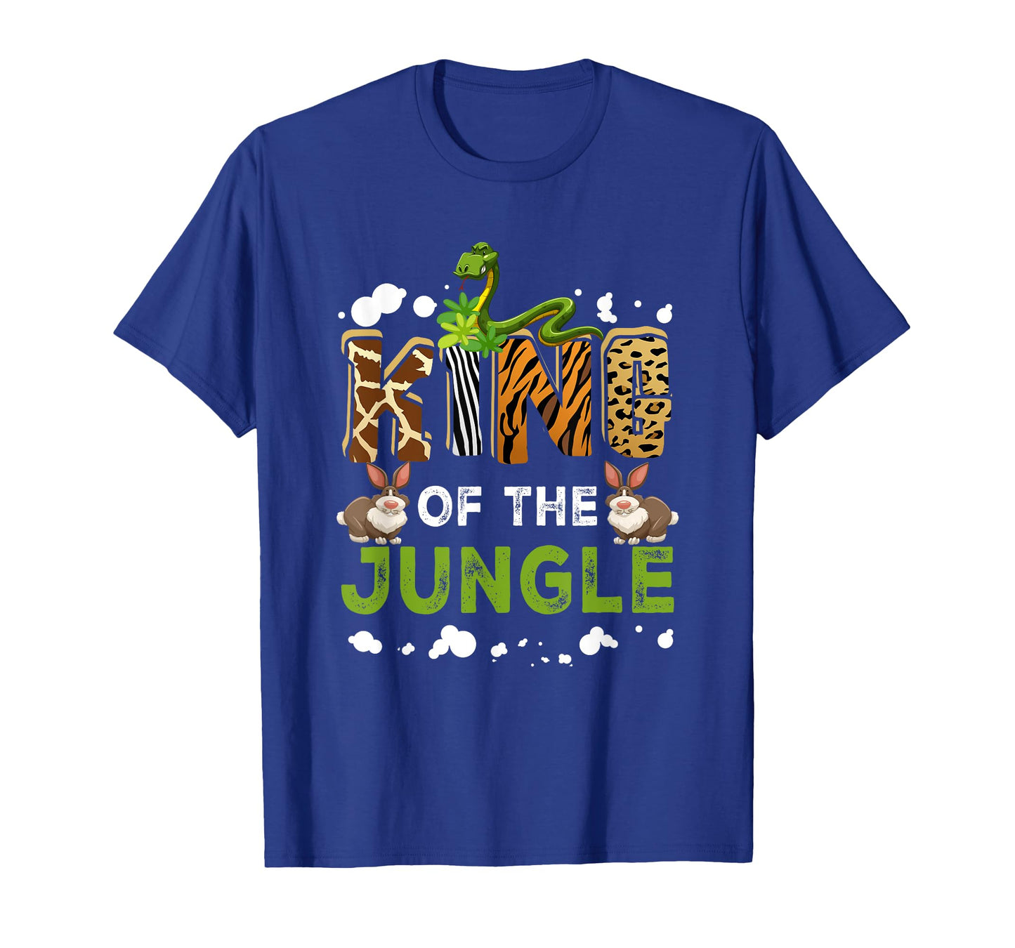 King Of The Jungle Zoo Safari Squad Family Birthday Party T-Shirt