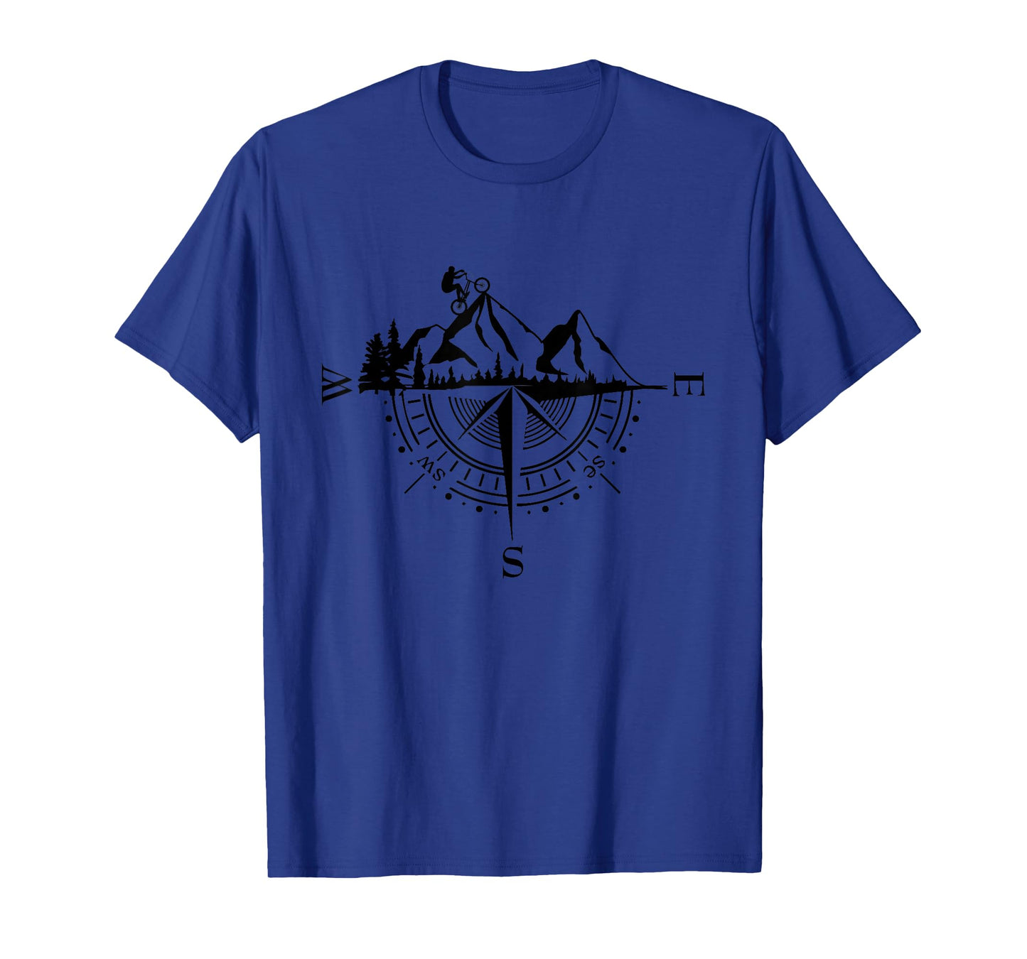 Compass Mountain Bike Mountain Bike Mountain Cycling T-Shirt