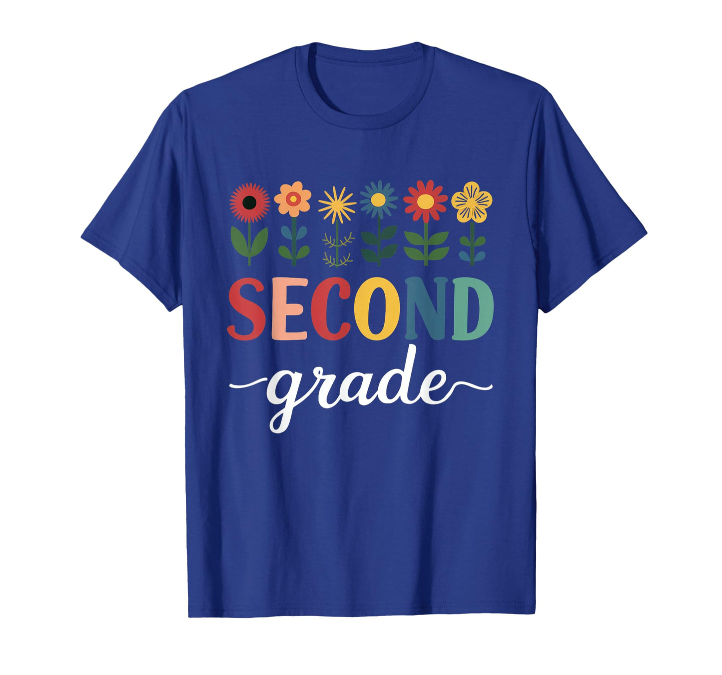 2nd Grade Wildflower Floral Back To School T-Shirt