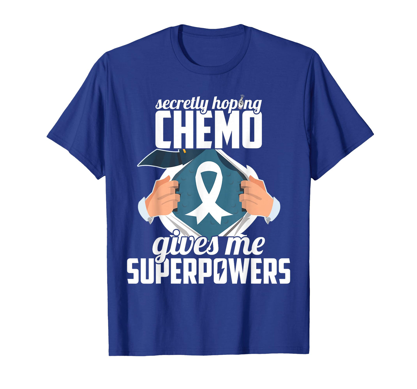 Secretly hoping chemo gives me superpowers Cancer Halloween T-Shirt