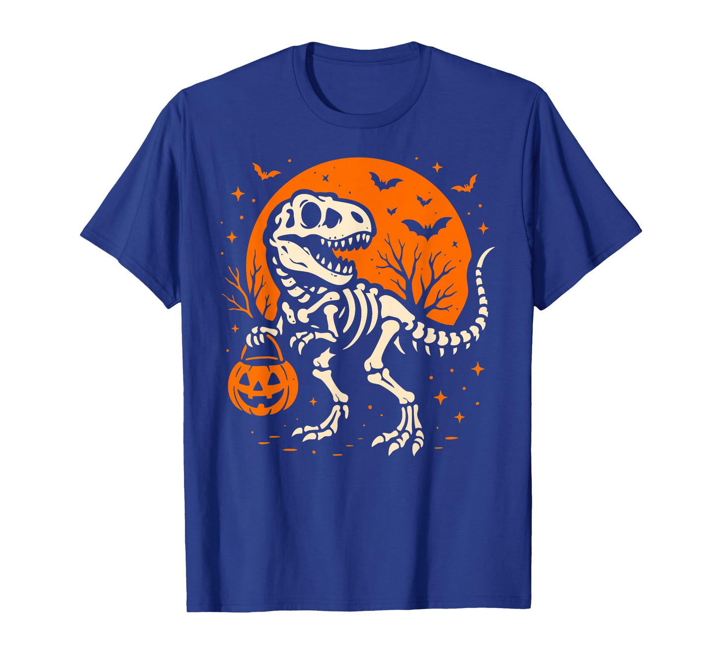 Spooky Trex Halloween Tee Kids Boys Girls Funny Halloween T-Shirt