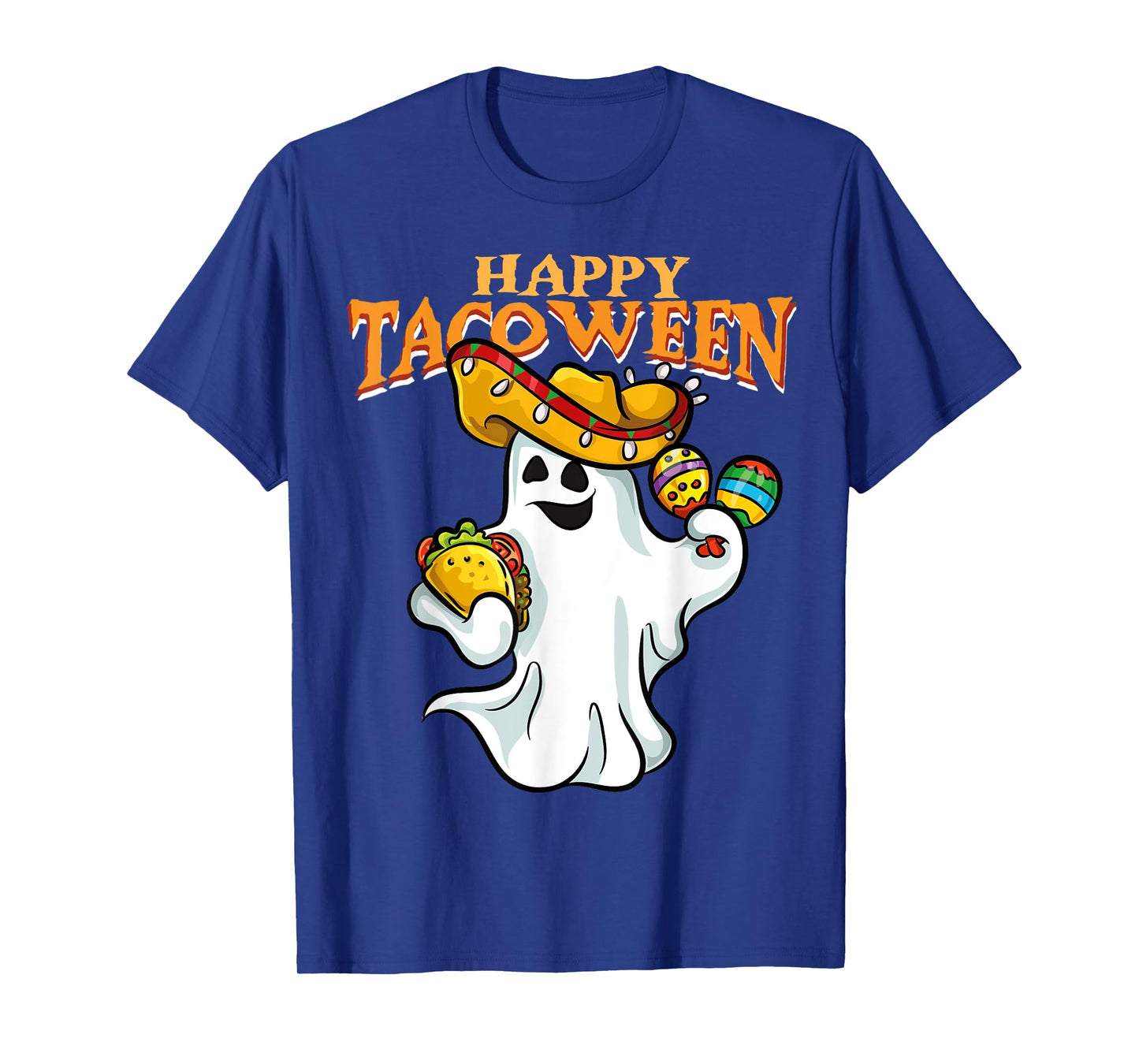 Tacoween T-Shirt Halloween Mexico Mexican Ghost Taco Costume T-Shirt