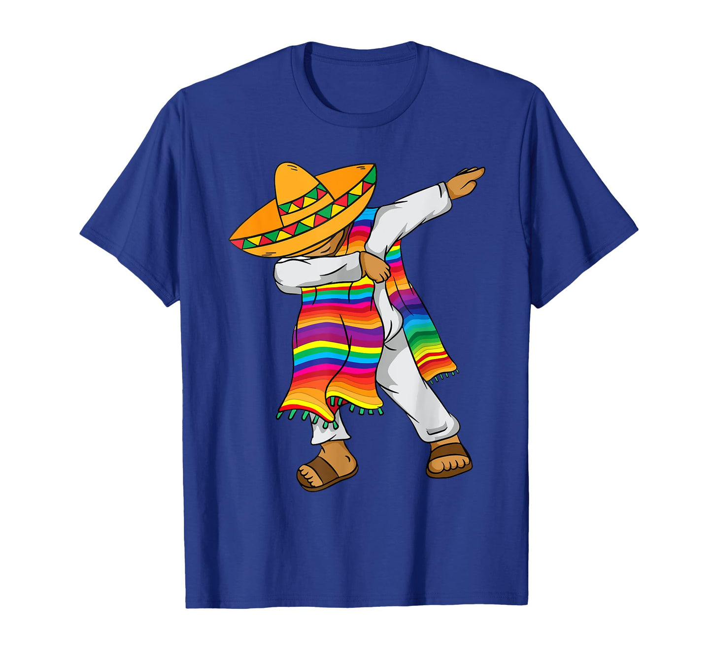 Cinco De Mayo Dabbing Mexican Poncho Kids Toddler Boy Men T-Shirt