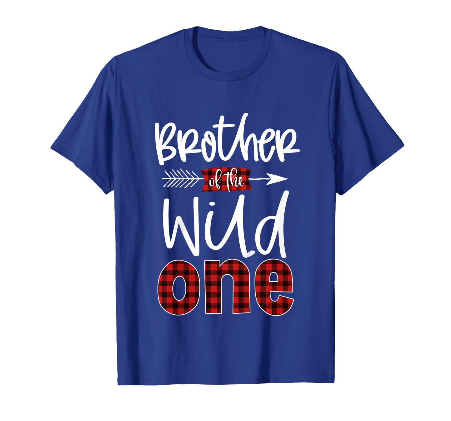 Kids Brother of the Wild One Shirt Plaid Lumberjack 1st Birthday T-Shirt