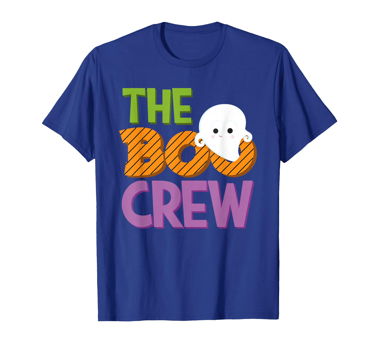Halloween Ghost The Boo Crew Costume Matching Women Kids Men T-Shirt