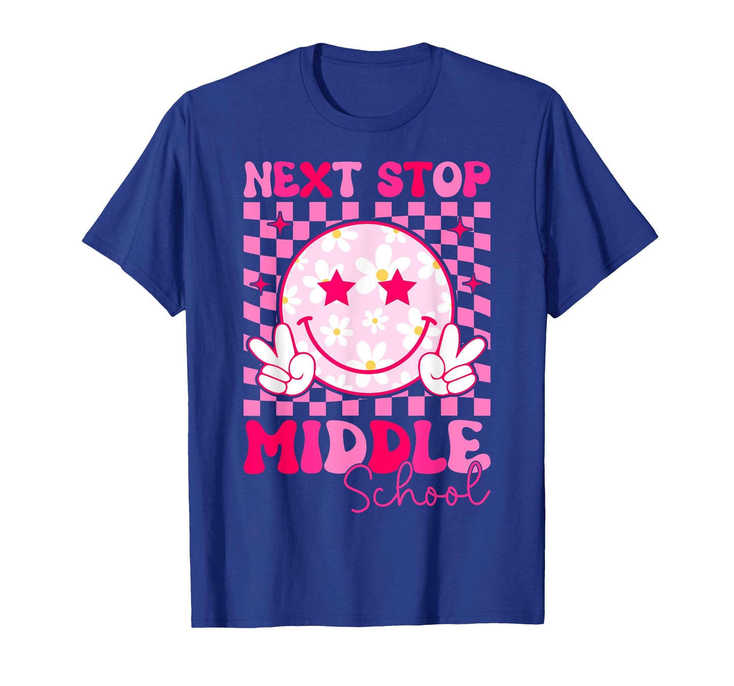 Groovy Next Stop Middle School Elementary School Graduation T-Shirt