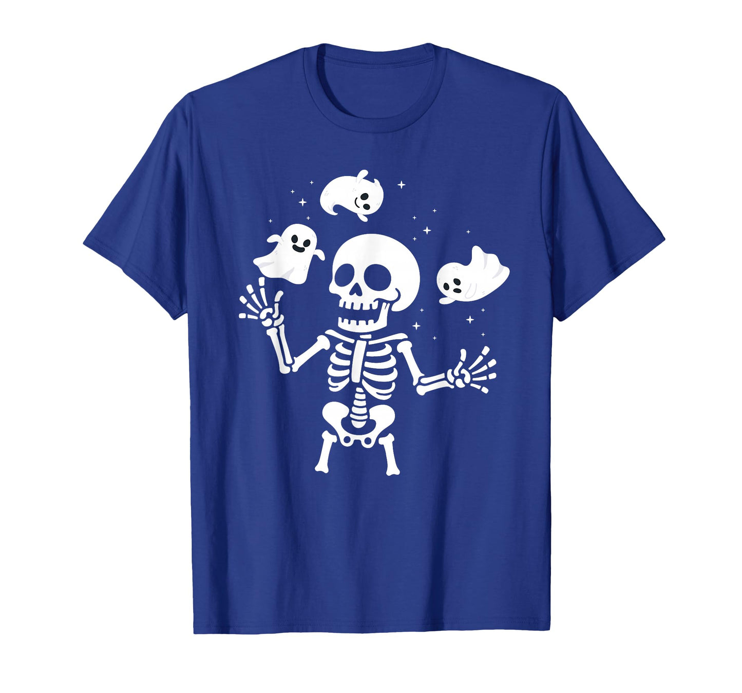 Boo Ghost Scary Spooky Skeleton Funny Halloween T-Shirt