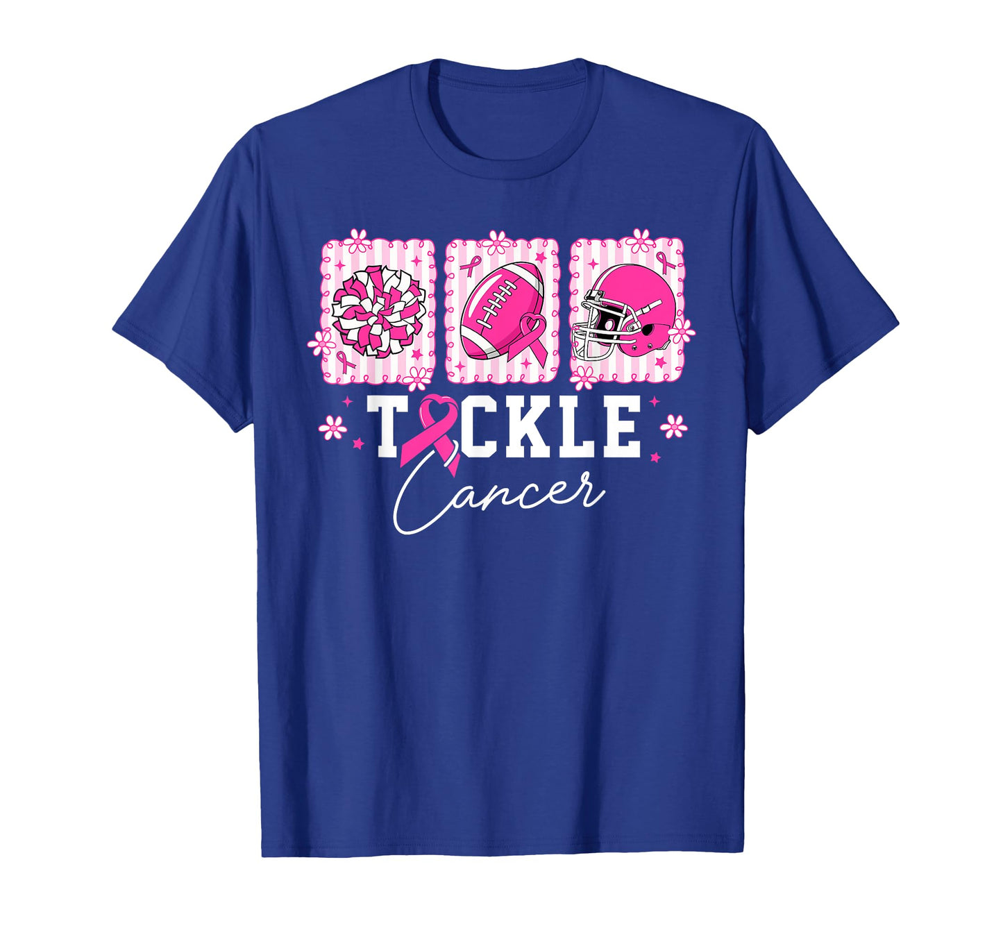 Tackle Breast Cancer Awareness American Football Pink Out T-Shirt