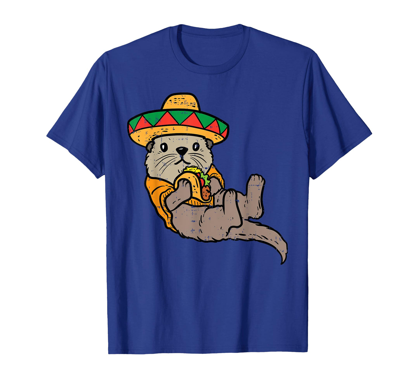 Mexican Otter Sombrero Taco Cinco De Mayo Fiesta Animal T-Shirt