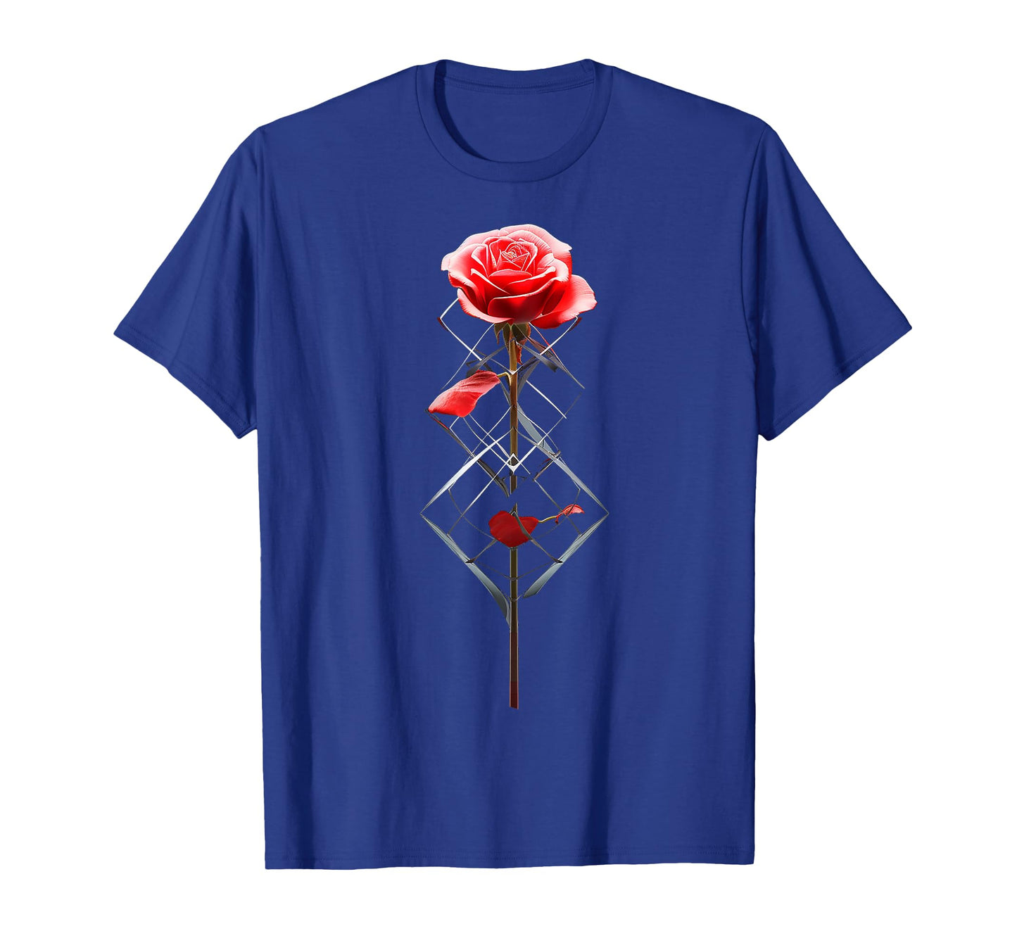 Rose Nature Artwork DNA Art Graphic Rose T-Shirt
