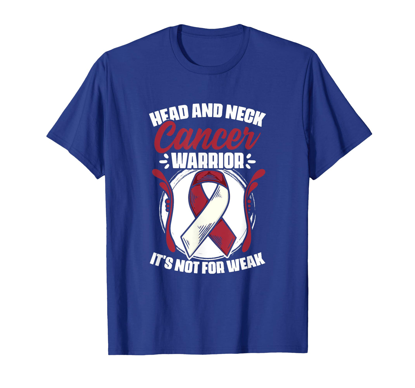 Oral Throat Cancer Awareness Head And Neck Cancer Warrior T-Shirt