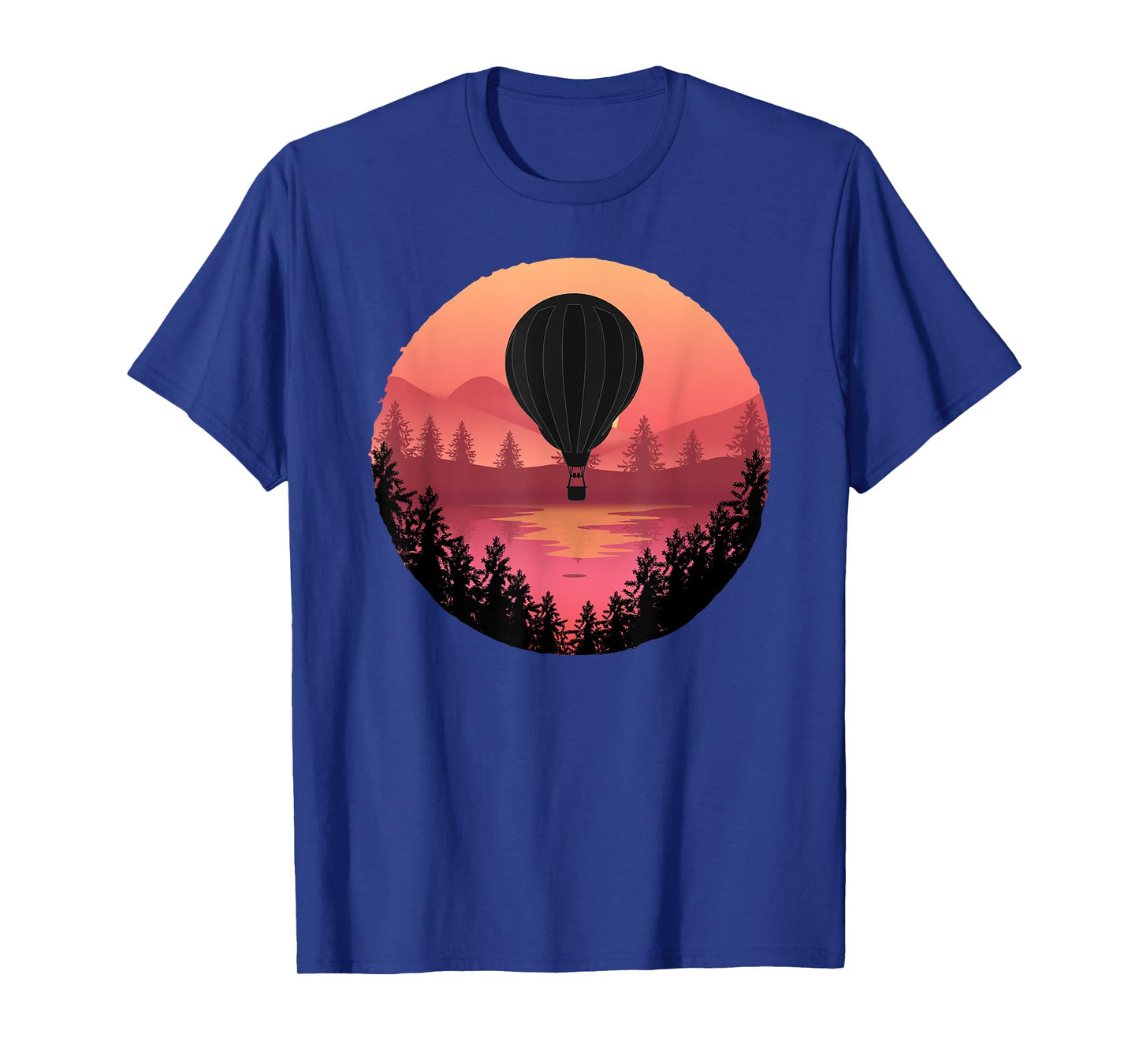Pretty Flying Hot Air Balloon: Cool Sunset Ballooning Lovers T-Shirt