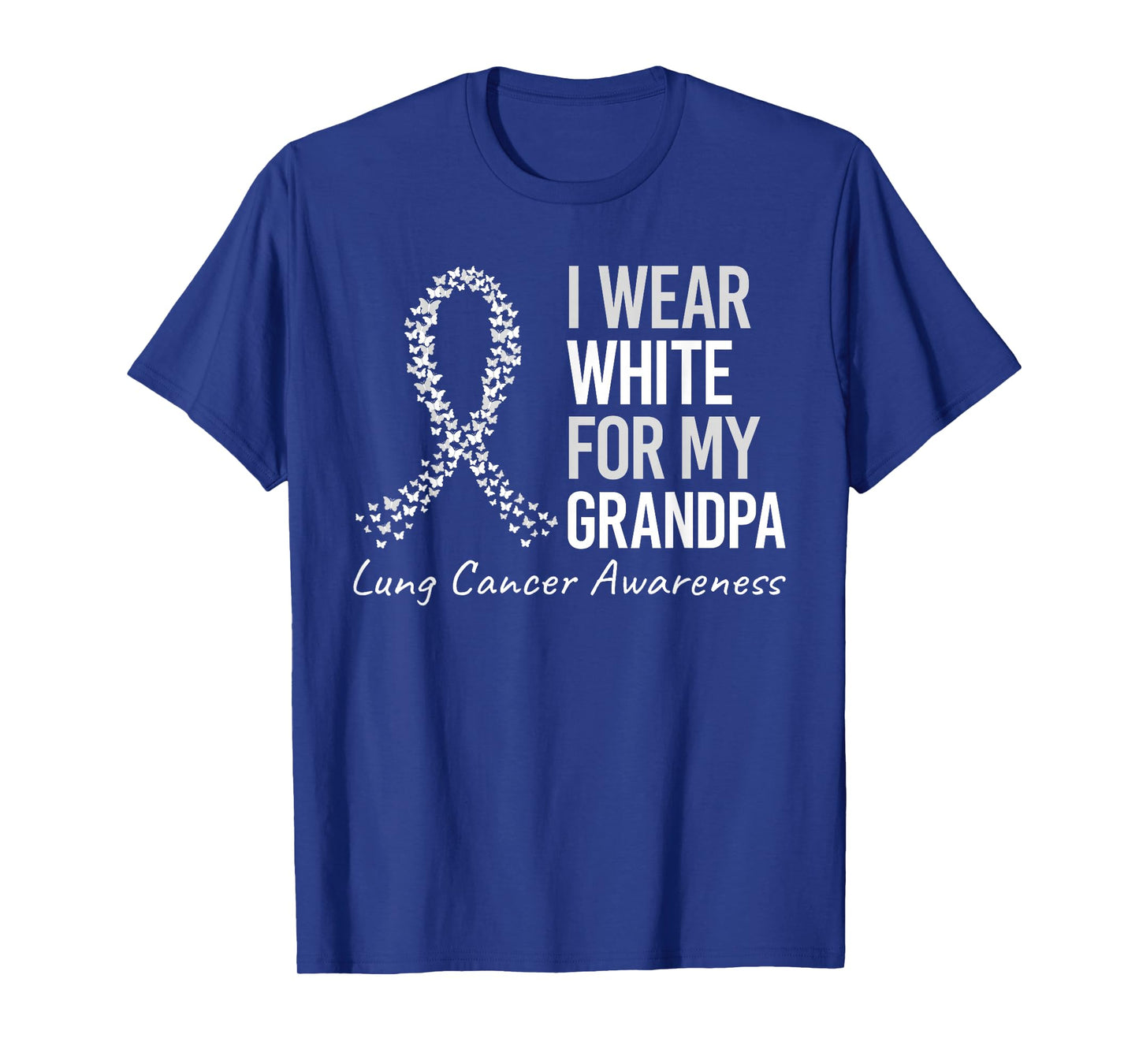 I Wear Grandpa For My Aunt Lung Cancer Awareness Warrior T-Shirt