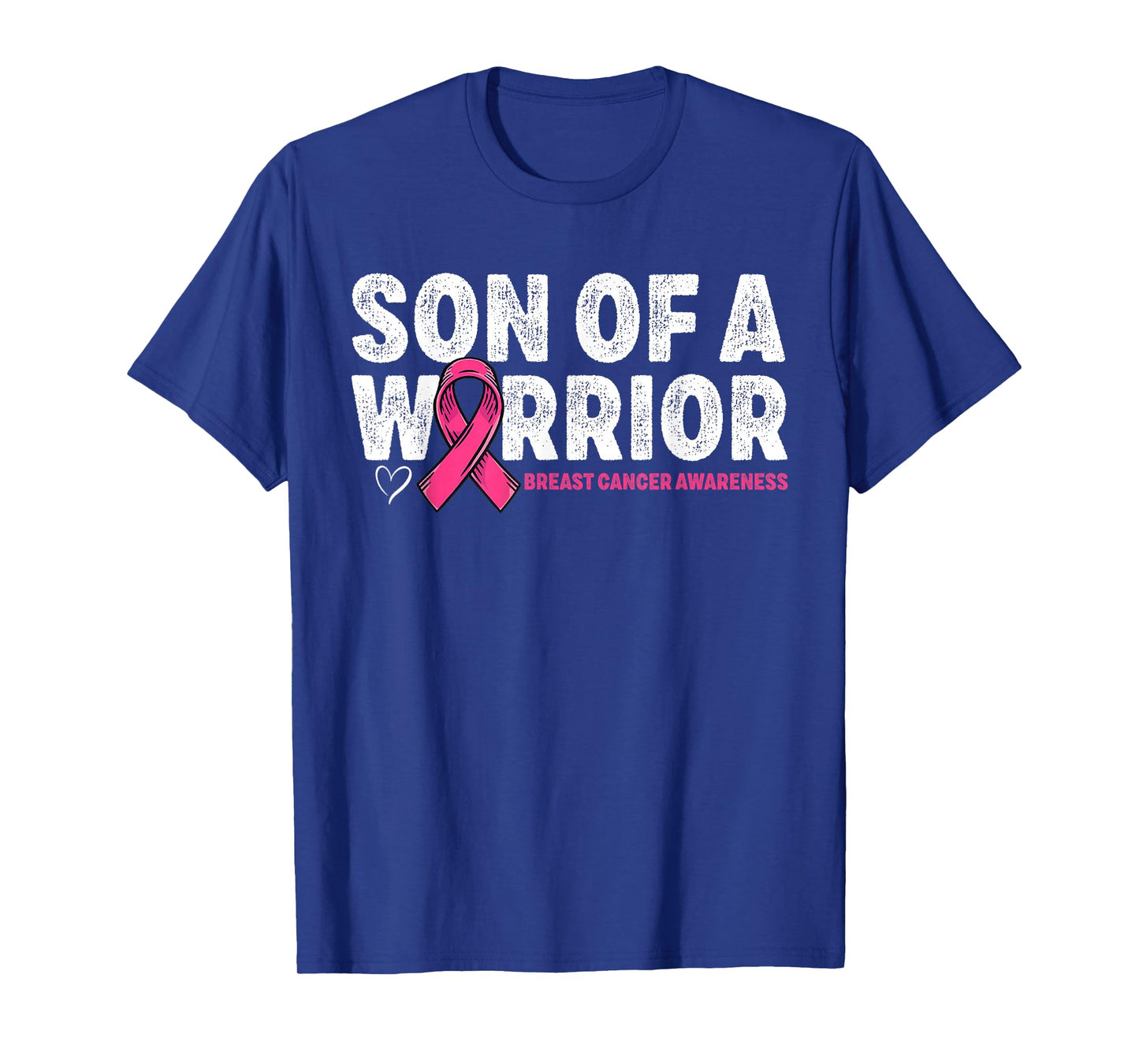 Son Of A Warrior Breast Cancer Awareness Pink Ribbon Mom T-Shirt