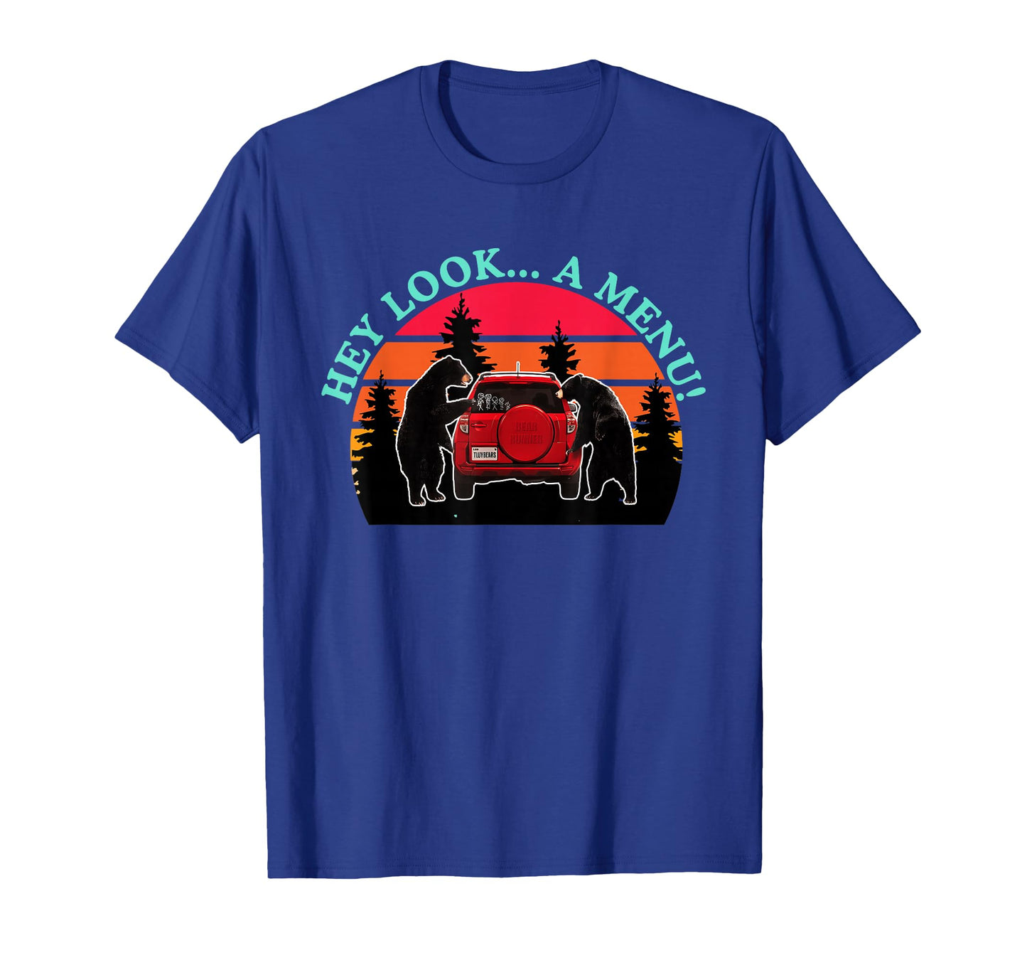 Hey Look A Menu Funny Bear Humor T-Shirt