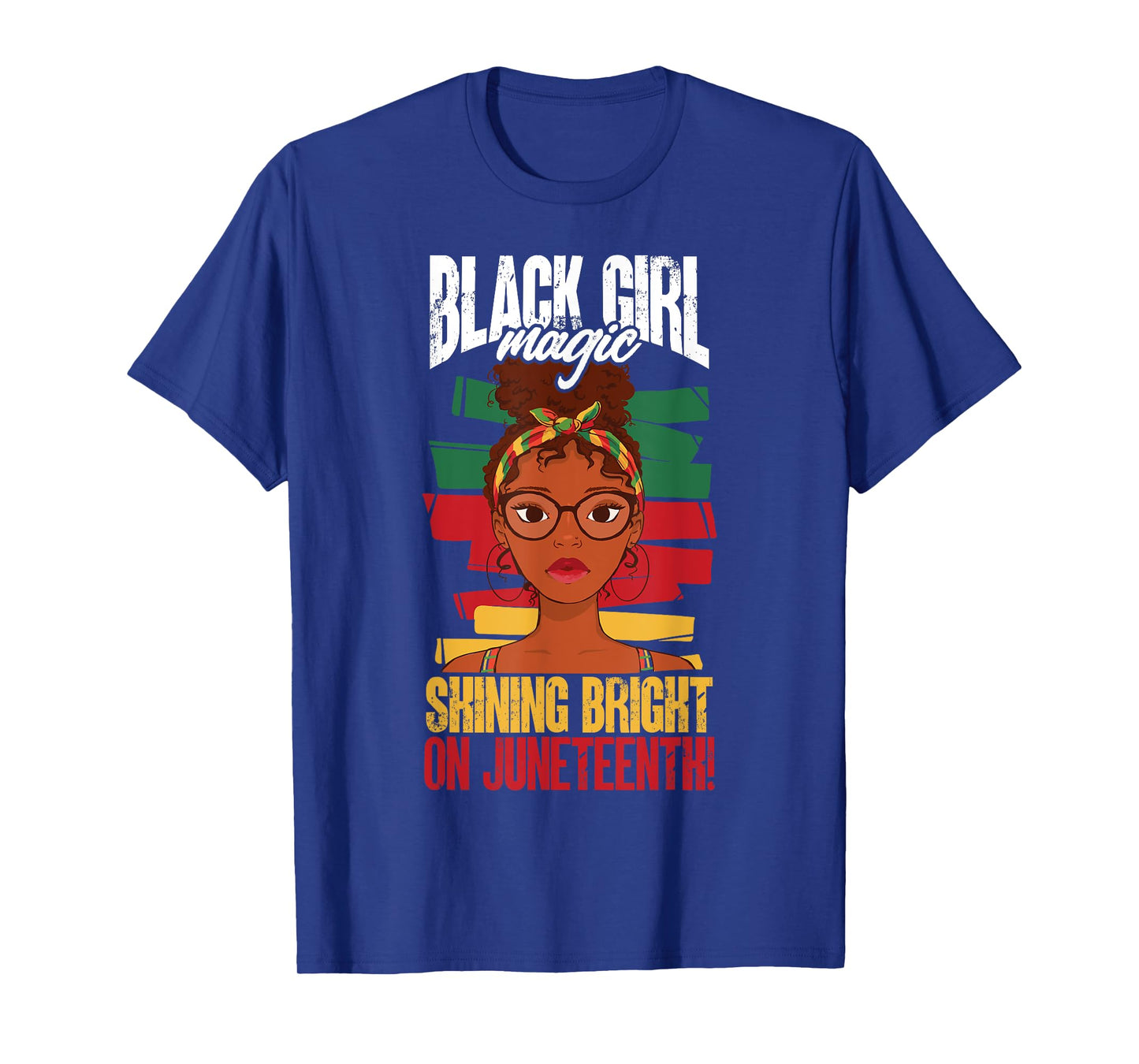 Juneteenth Black History - Black girl magic, shining bright T-Shirt