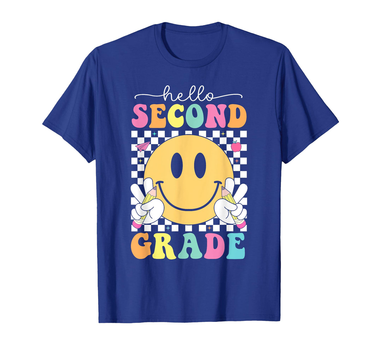Hello Second Grade Shirt Girls Kids Team 2nd Grade Teacher T-Shirt