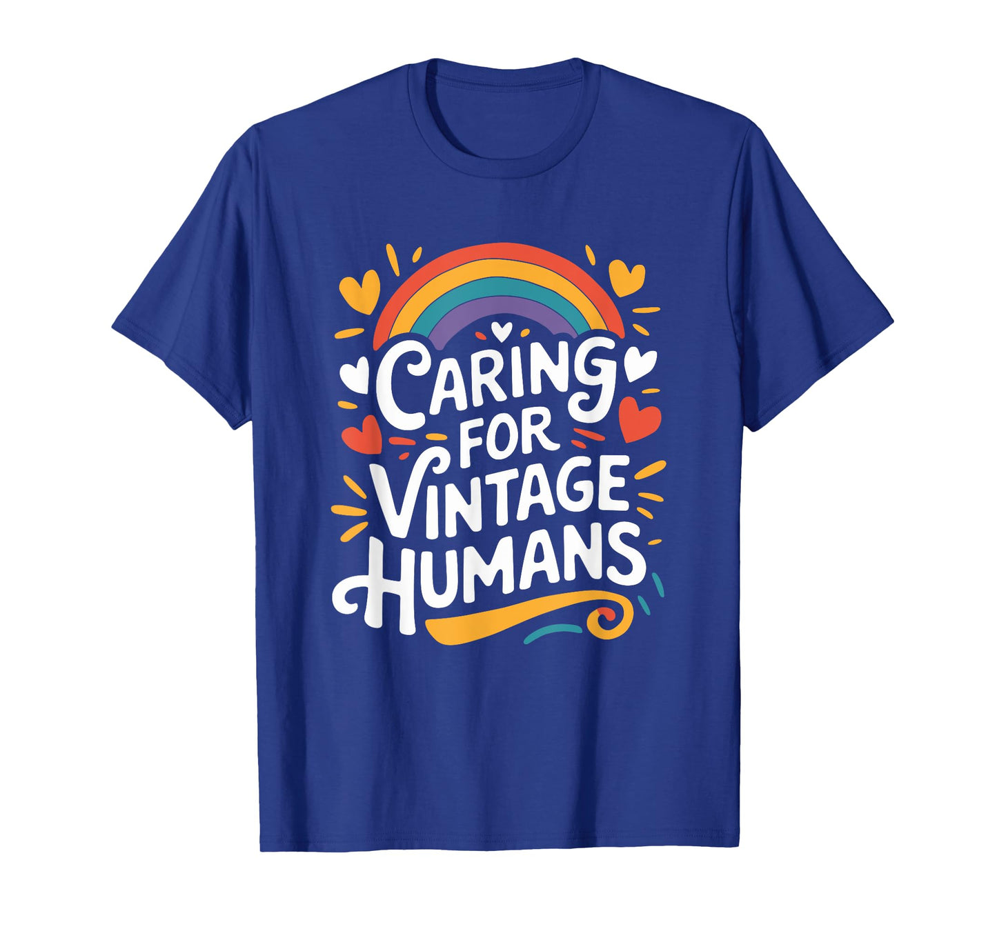 Caring For Vintage Humans, Geriatric Nurse Practitioner T-Shirt