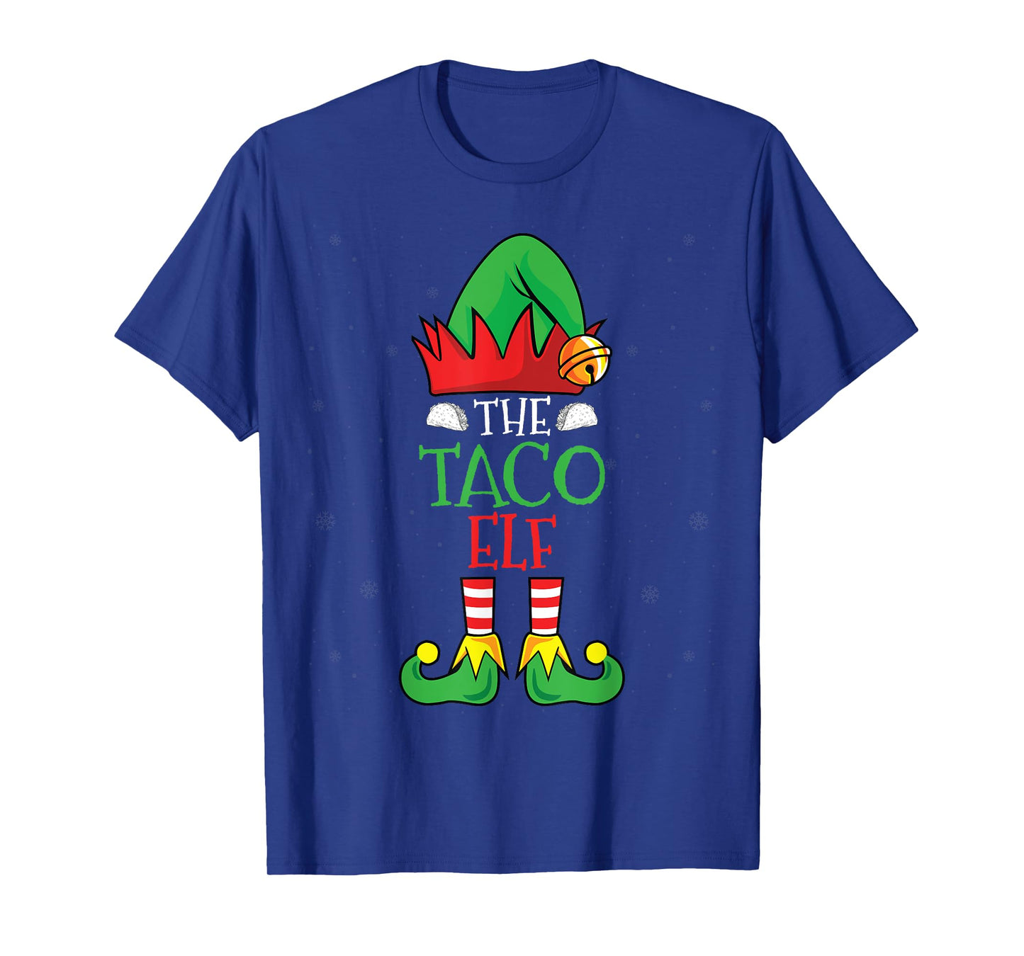 Tacos Lover Elf Xmas Holidays Mexican Food Christmas Taco T-Shirt