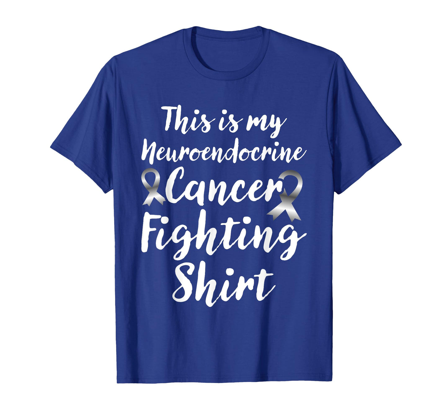 Neuroendocrine Cancer Awareness Zebra Ribbon This Is My Canc T-Shirt