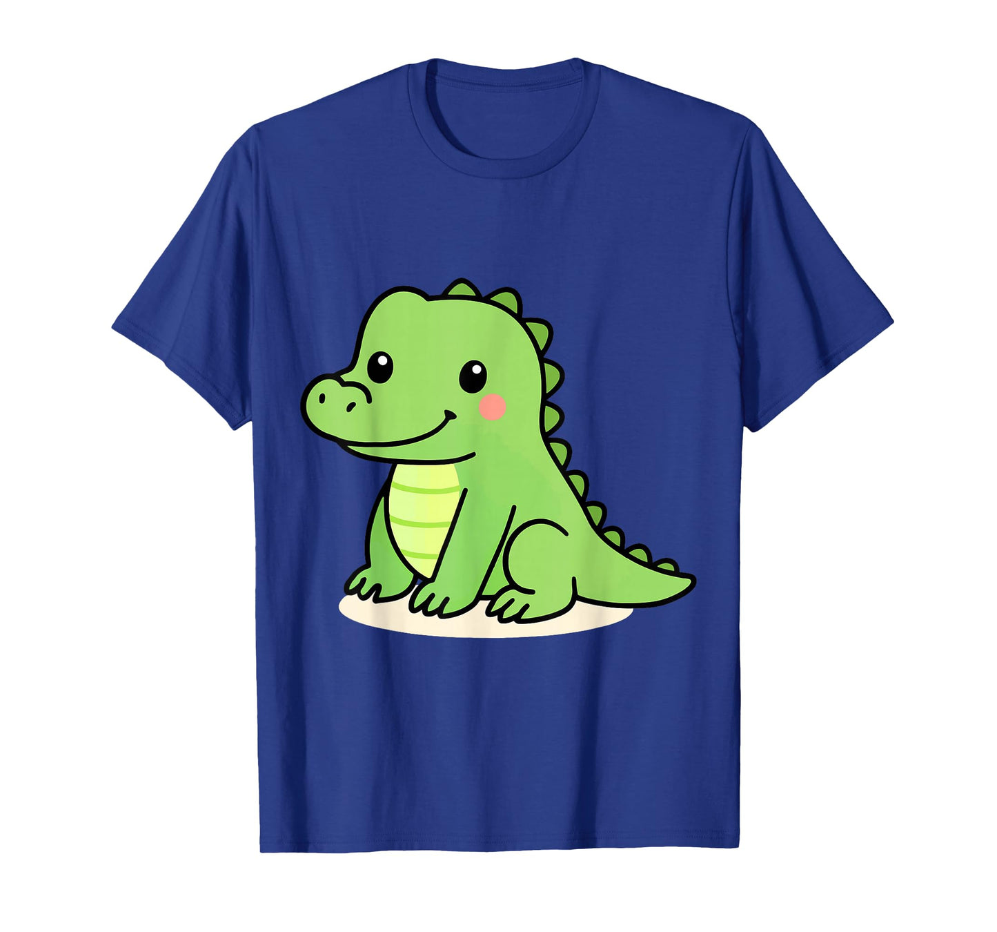 Kawaii Alligator Cartoon Cute Green Gator Illustration T-Shirt