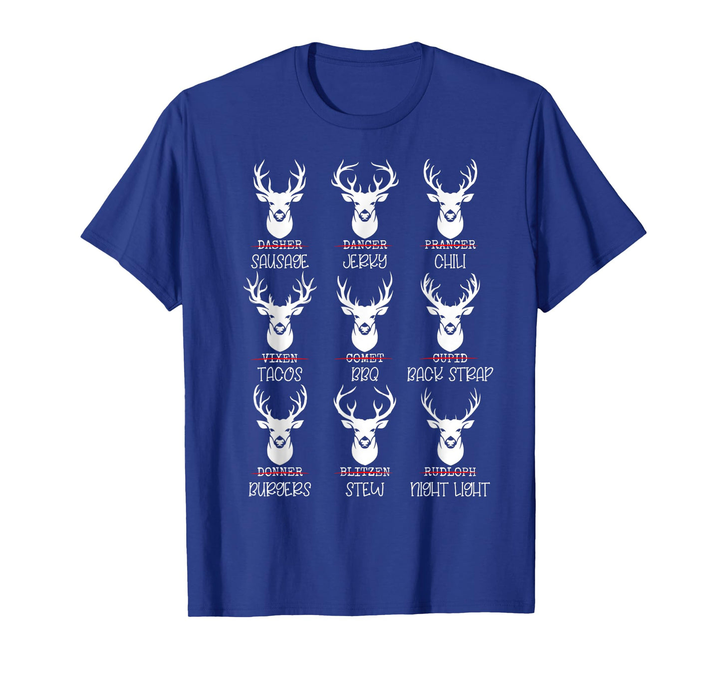 Deer Hunter Buck Lovers All Shanta's Reindeer Funny Deer Pun T-Shirt