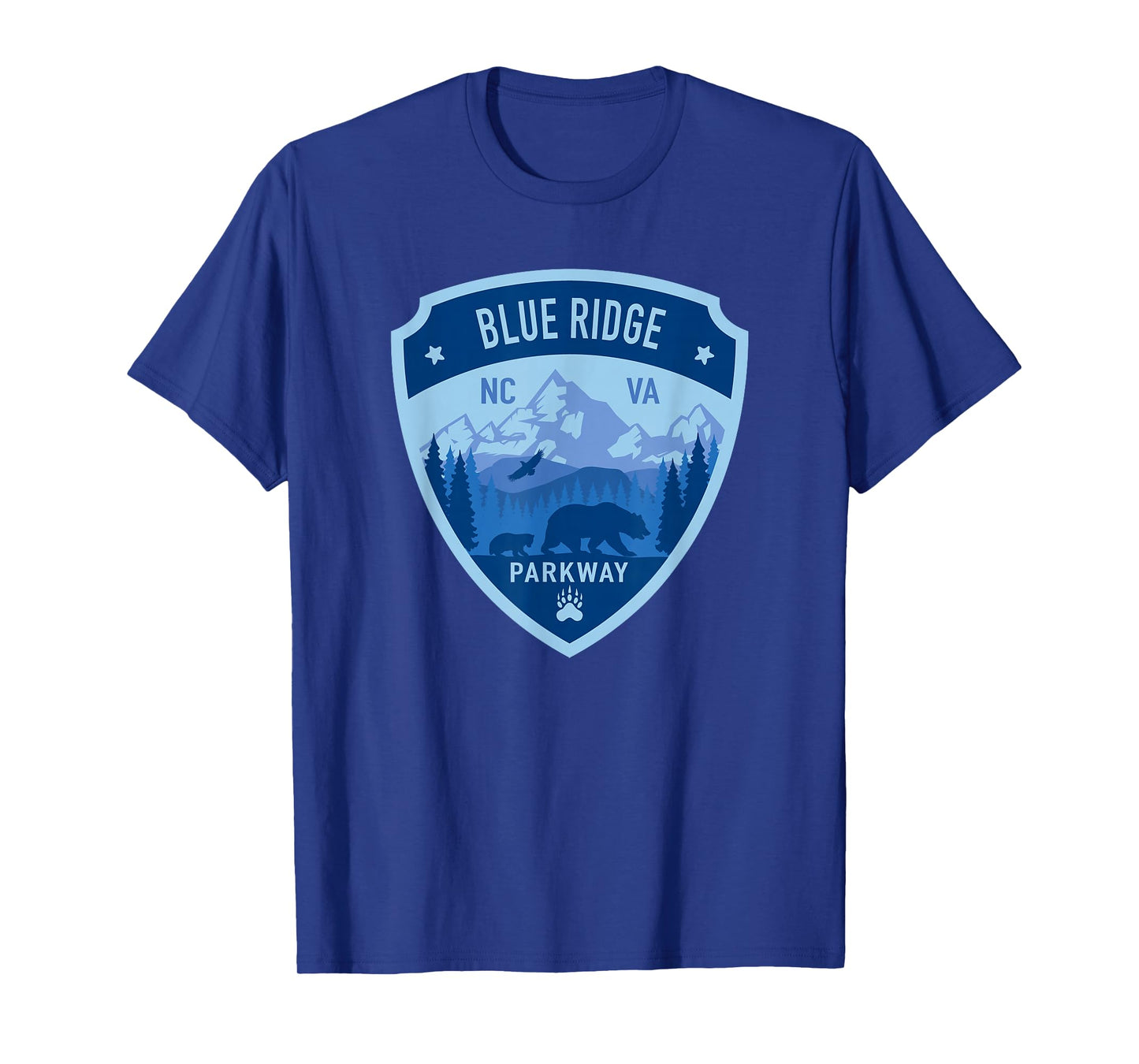 Blue Ridge Parkway NC and VA Design T-Shirt