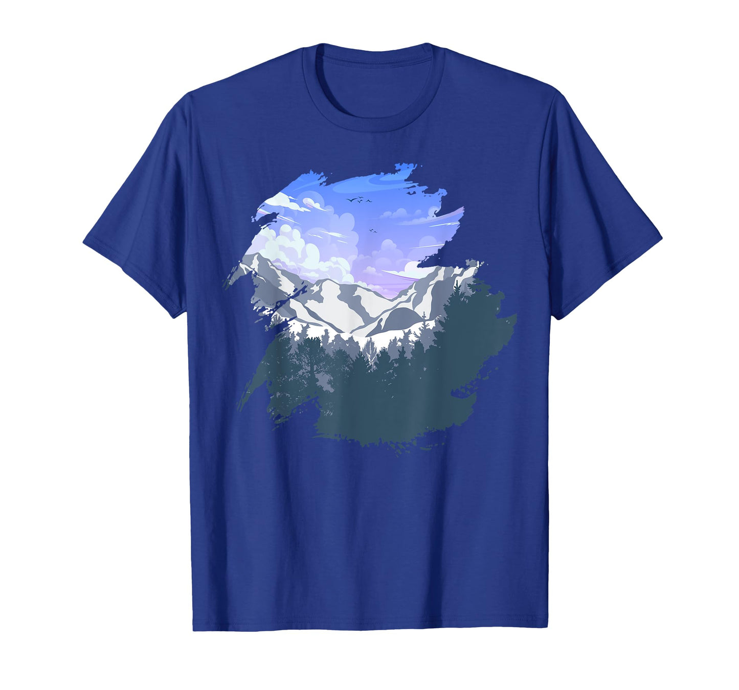 Timeless Mountain, Nature Trees and Forest T-Shirt