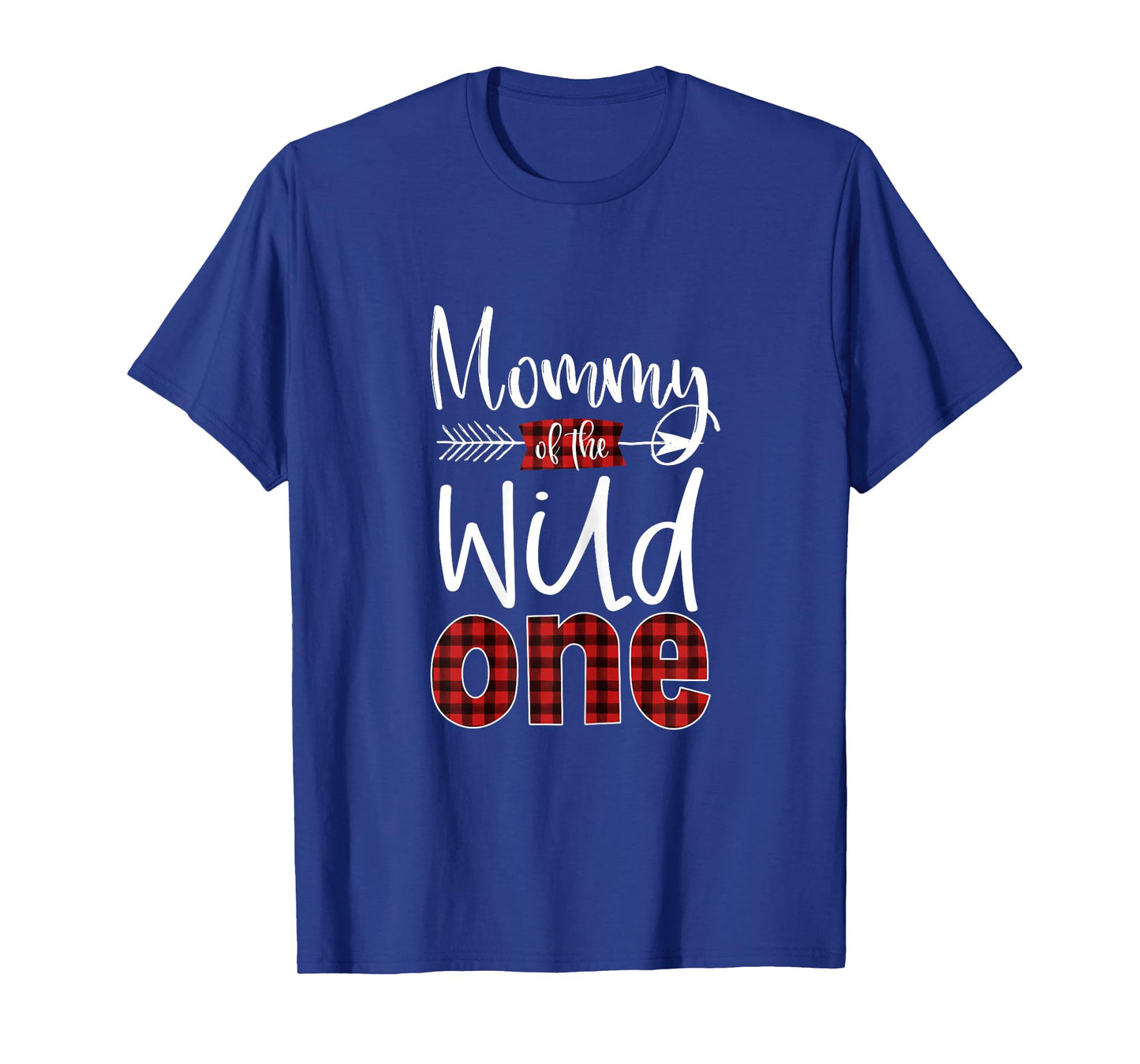 Mommy of the Wild One Buffalo Plaid Lumberjack 1st Birthday T-Shirt