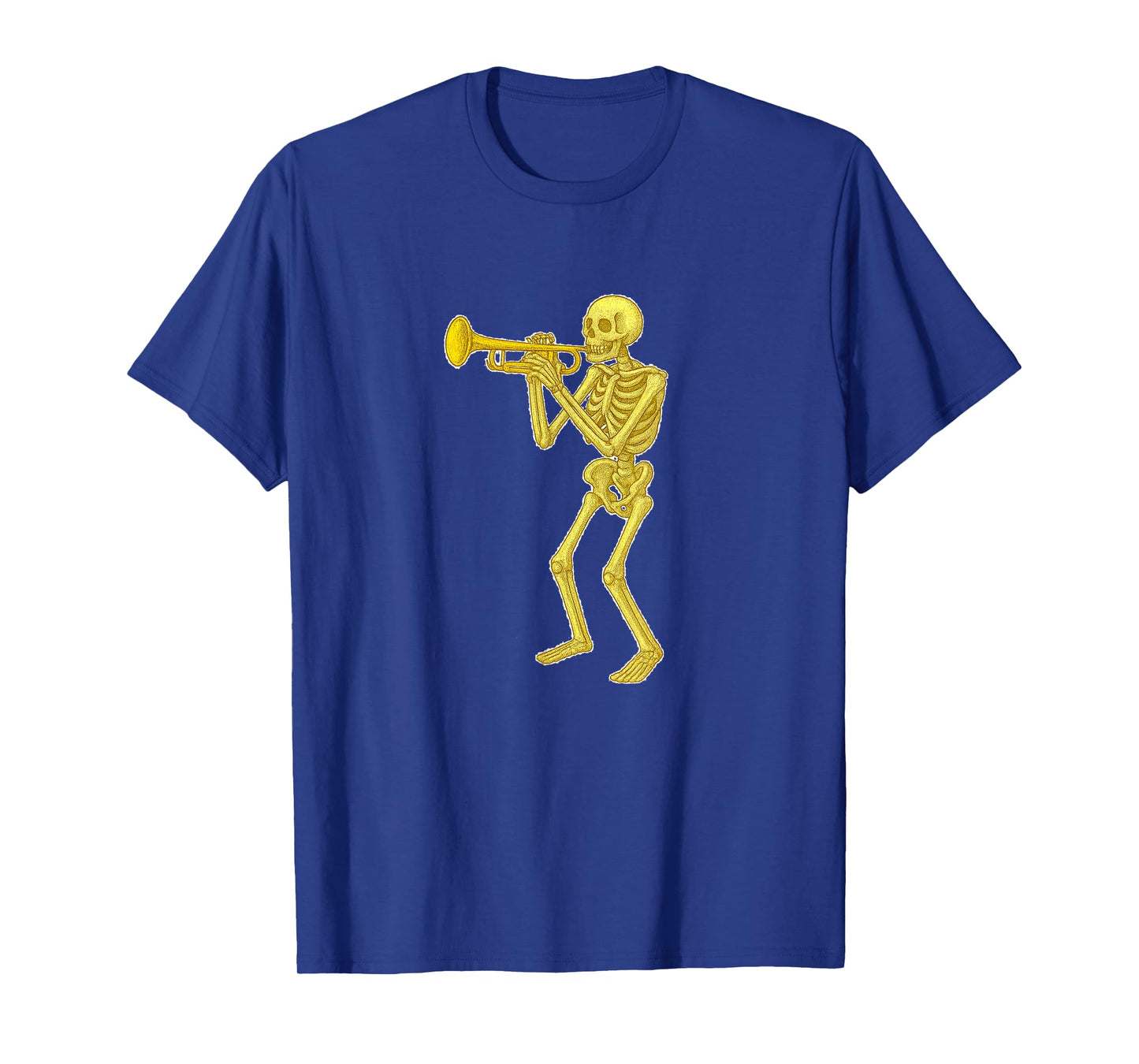 Skeleton Playing Trumpet - Marching Band Orchestra T-Shirt
