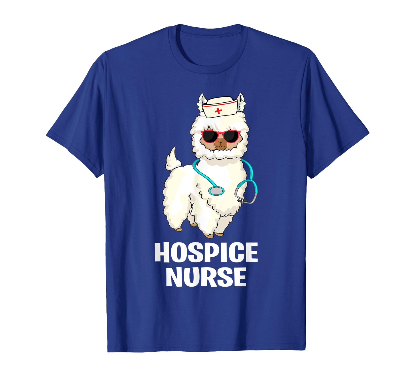 Funny Hospice Nurse Llama End of Life Palliative Nursing T-Shirt