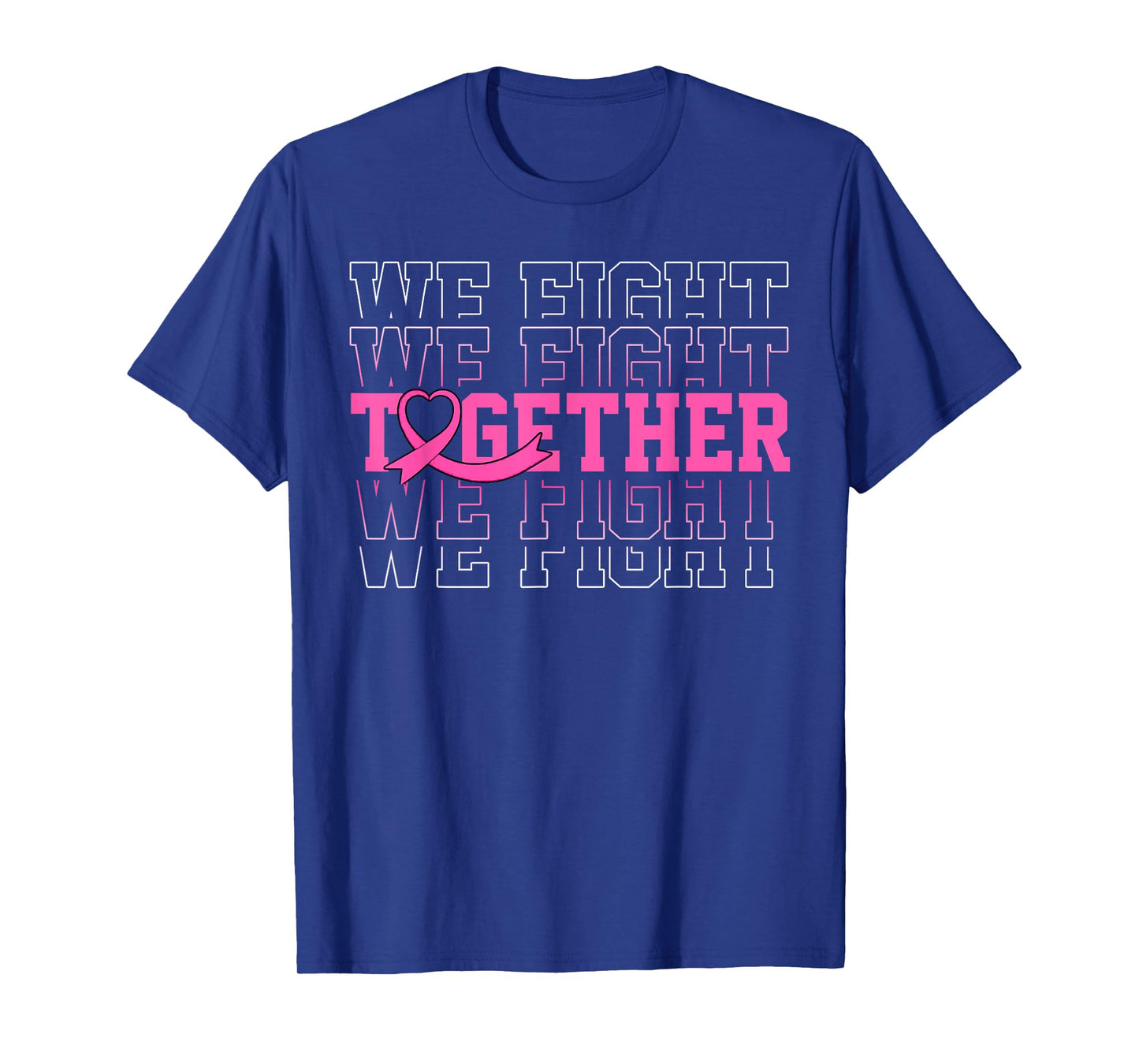 Vintage Retro Pink Ribbon Breast Cancer Awareness T-Shirt
