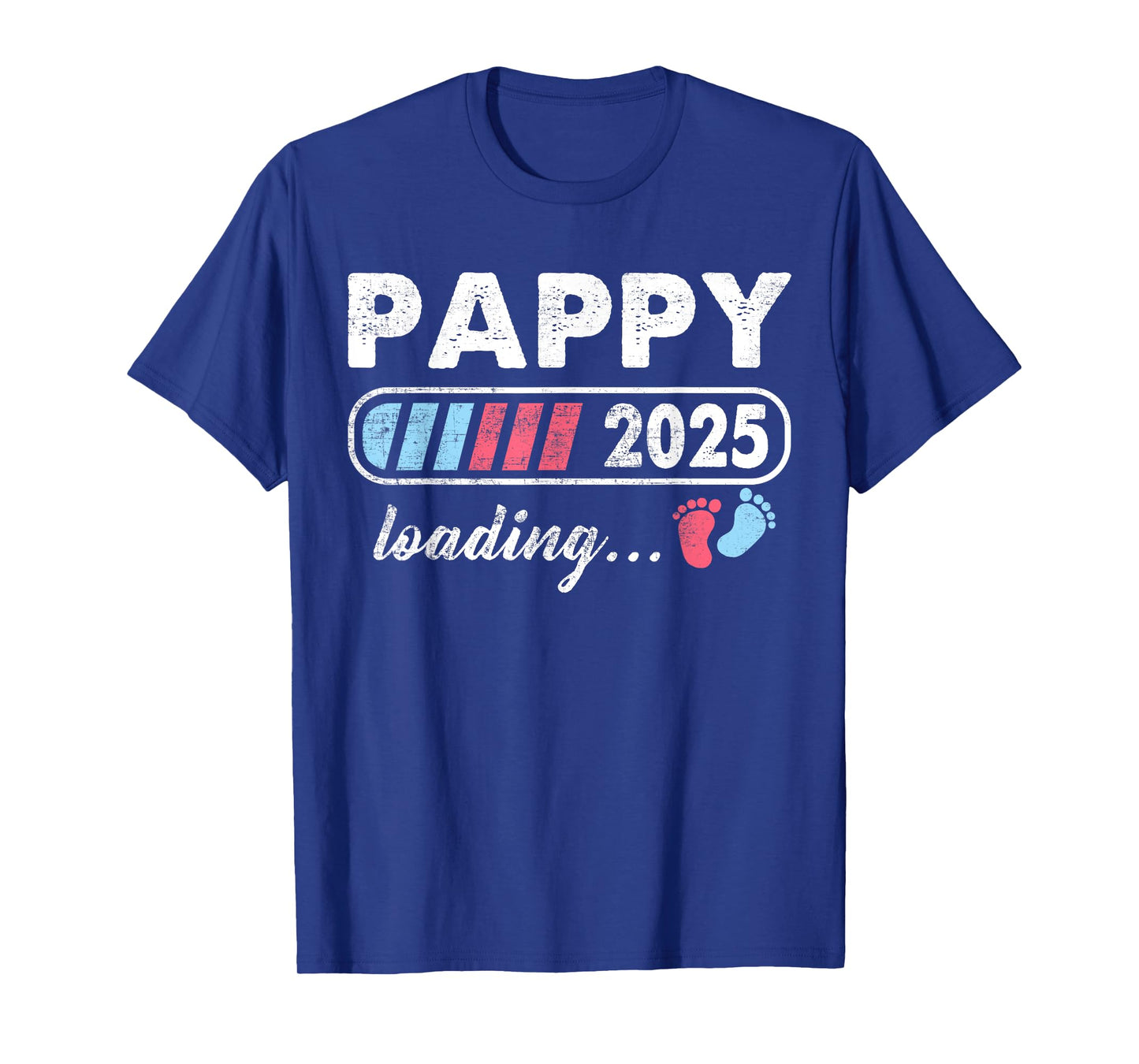 Pappy 2025 Loading a Girl or a Boy Baby Announcement T-Shirt