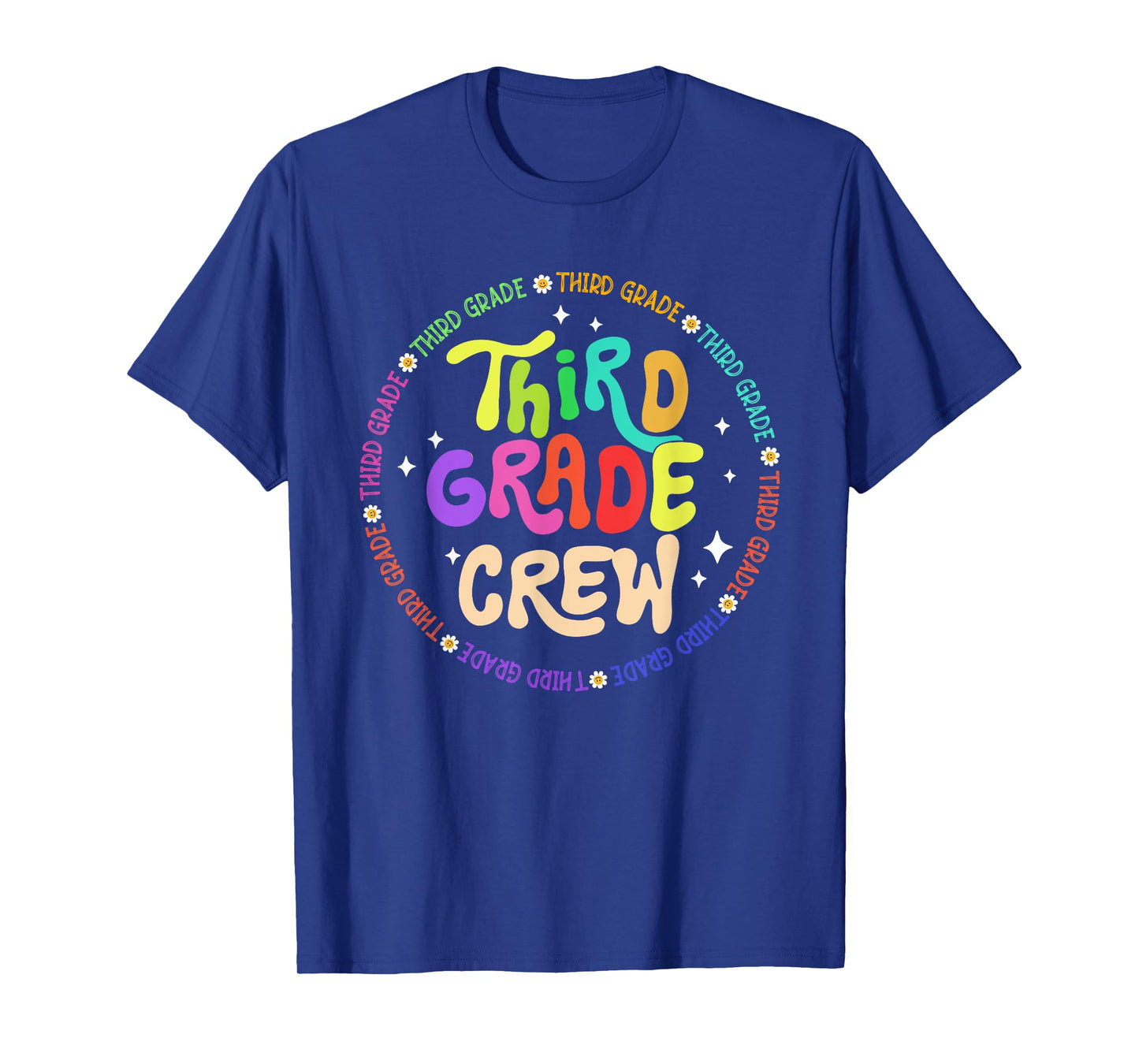 Third Grade Crew Back To School 3rd Grade Team Funny T-Shirt