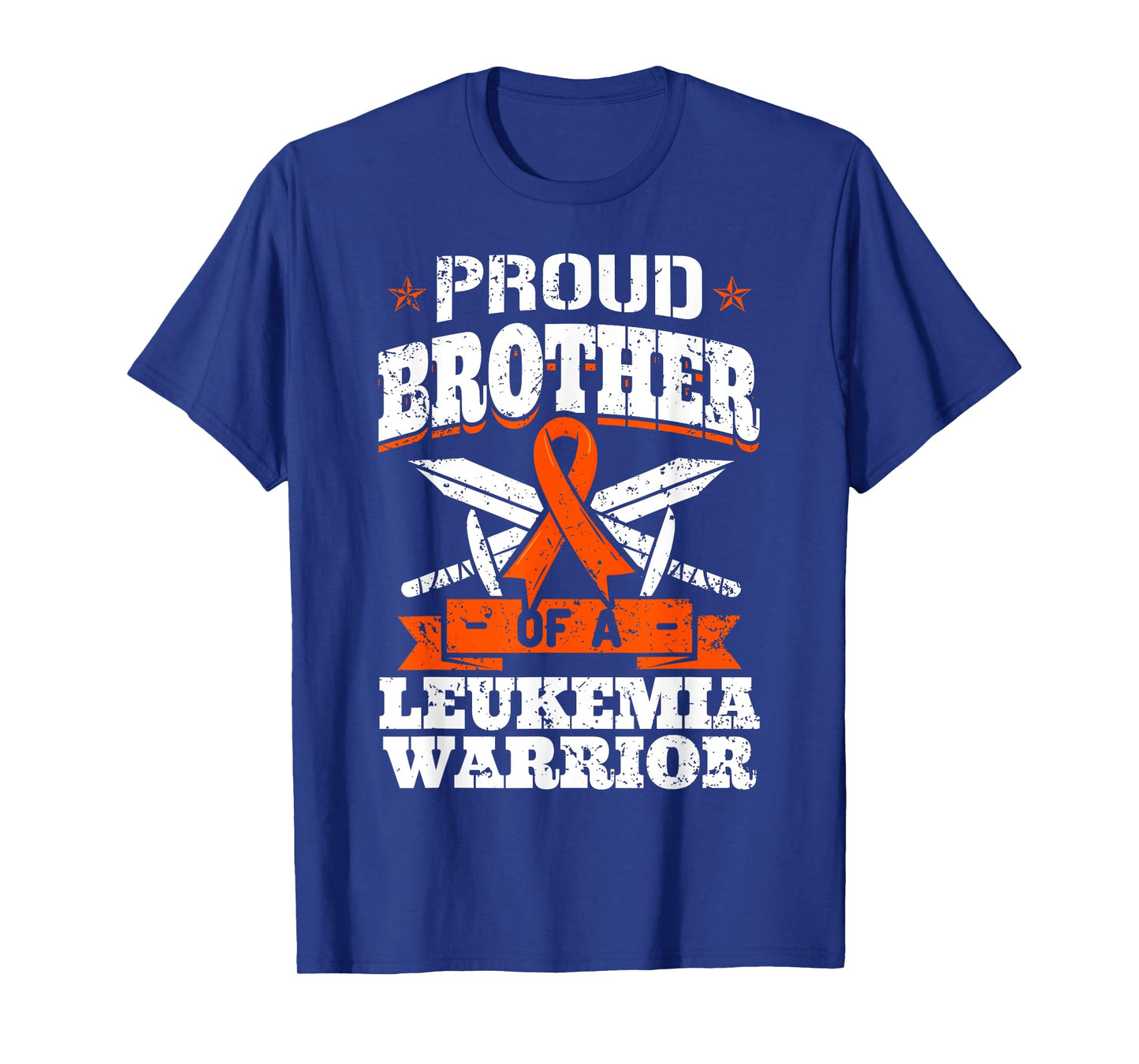 Proud Brotther Of A Leukemia Warrior Bro Awareness Ribbon T-Shirt