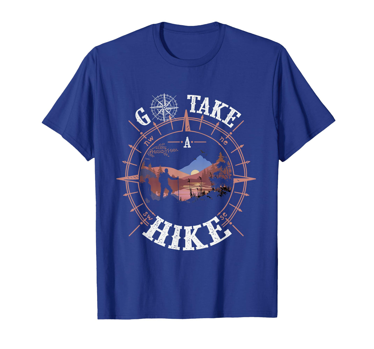 Go Take a Hike Hiking Camping Lovers Funny Outdoors Humor T-Shirt