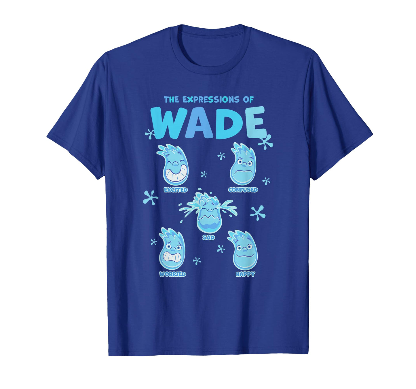 Disney Pixar Elemental The Expressions Of Wade Poster T-Shirt