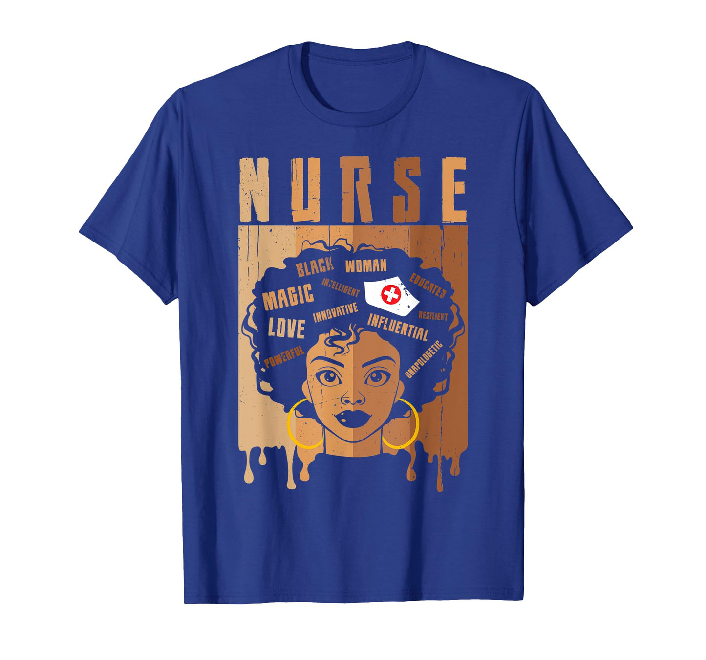 Nurse African American Tee Melanin Black History Month Nurse T-Shirt