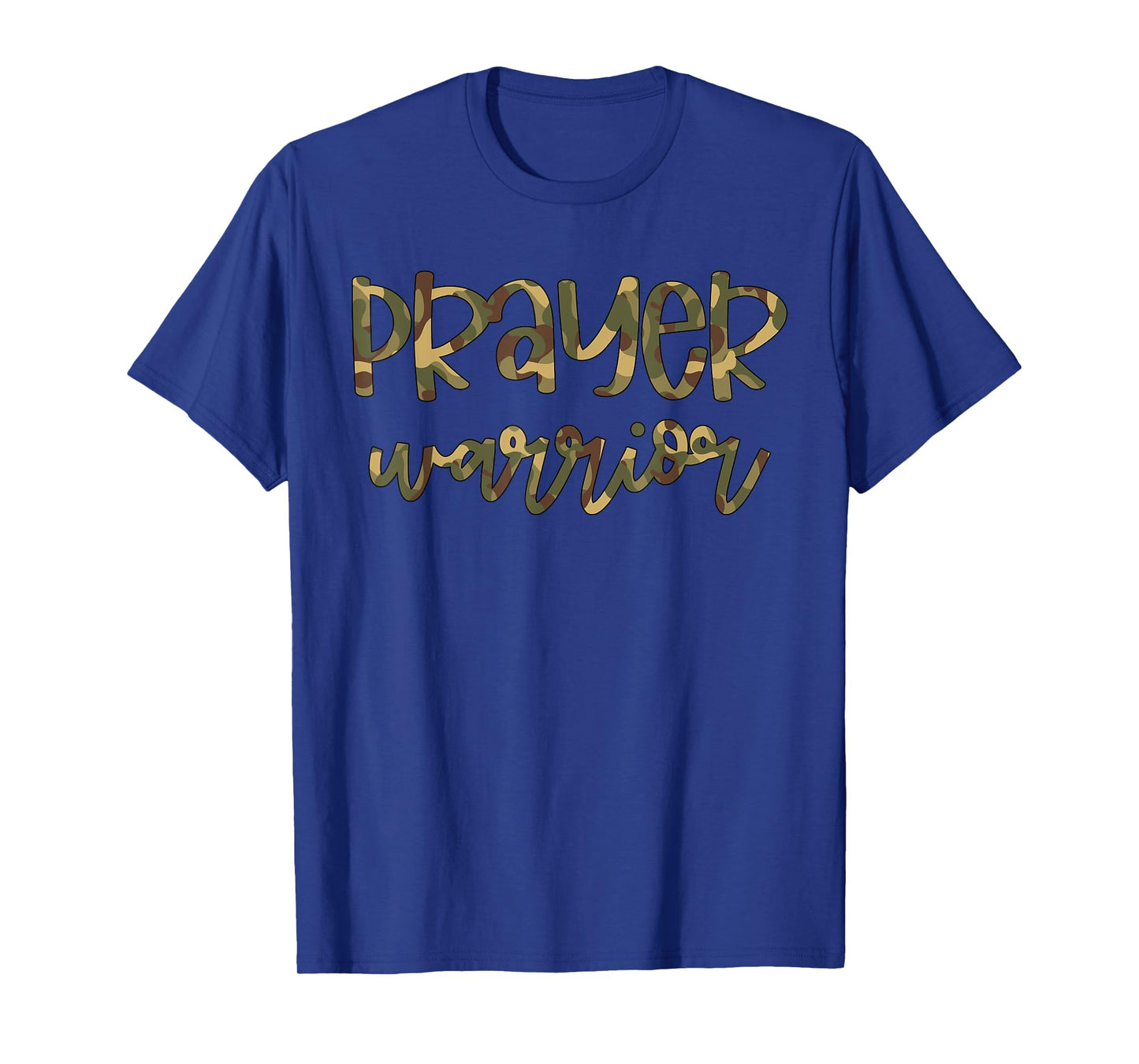 Camo Prayer Warrior Christian Pink Breast Cancer Awareness T-Shirt