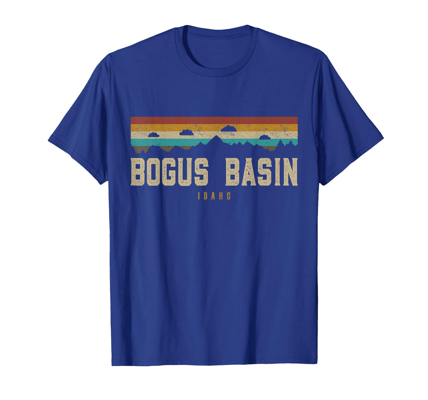 Bogus Basin Mountains Idaho Hiking Outdoors Retro T-Shirt