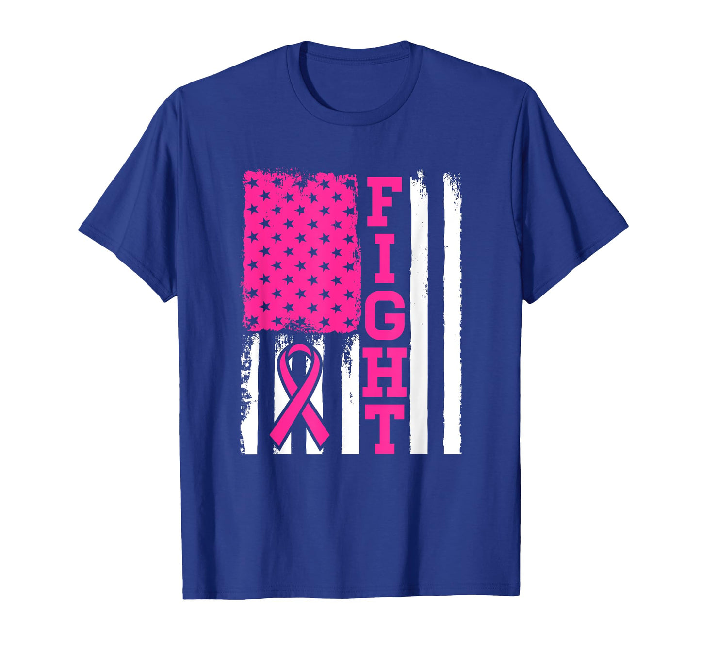 Fight Flag - Breast Cancer Awareness Shirt Gift T-Shirt