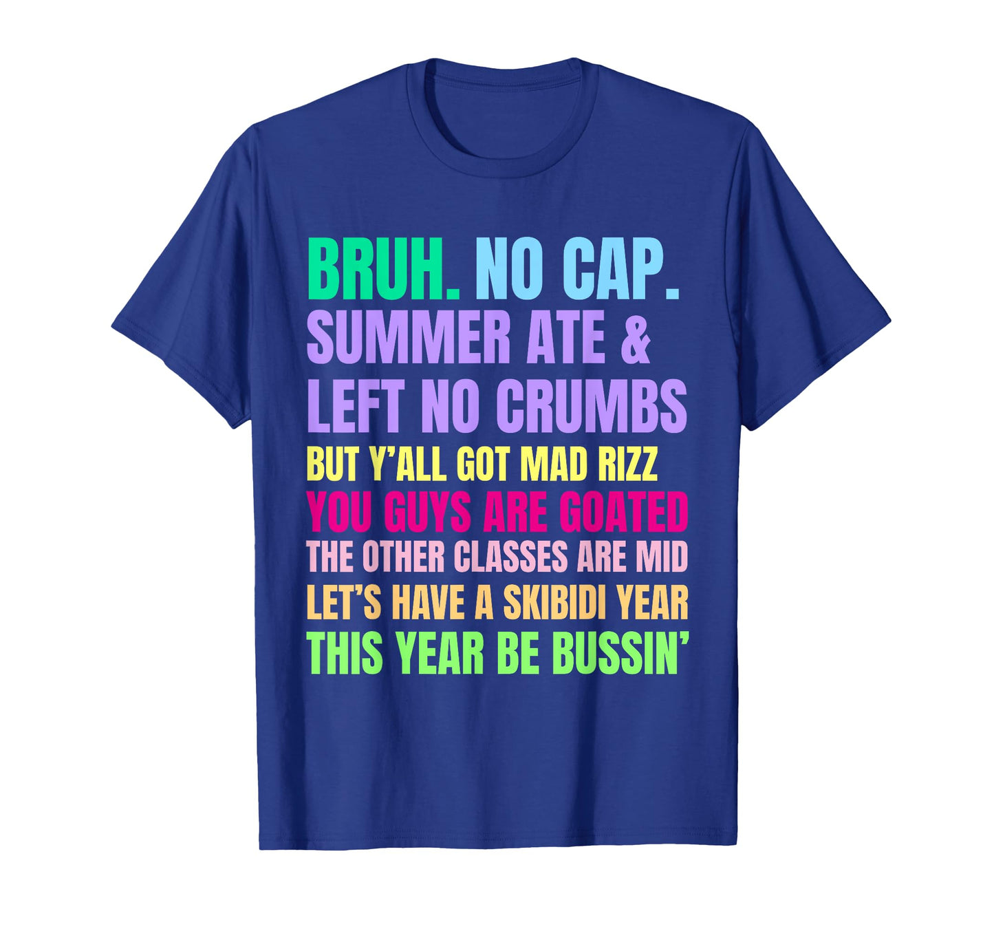 Gen A Slang Teachers First Day of School 2025 Funny T-Shirt