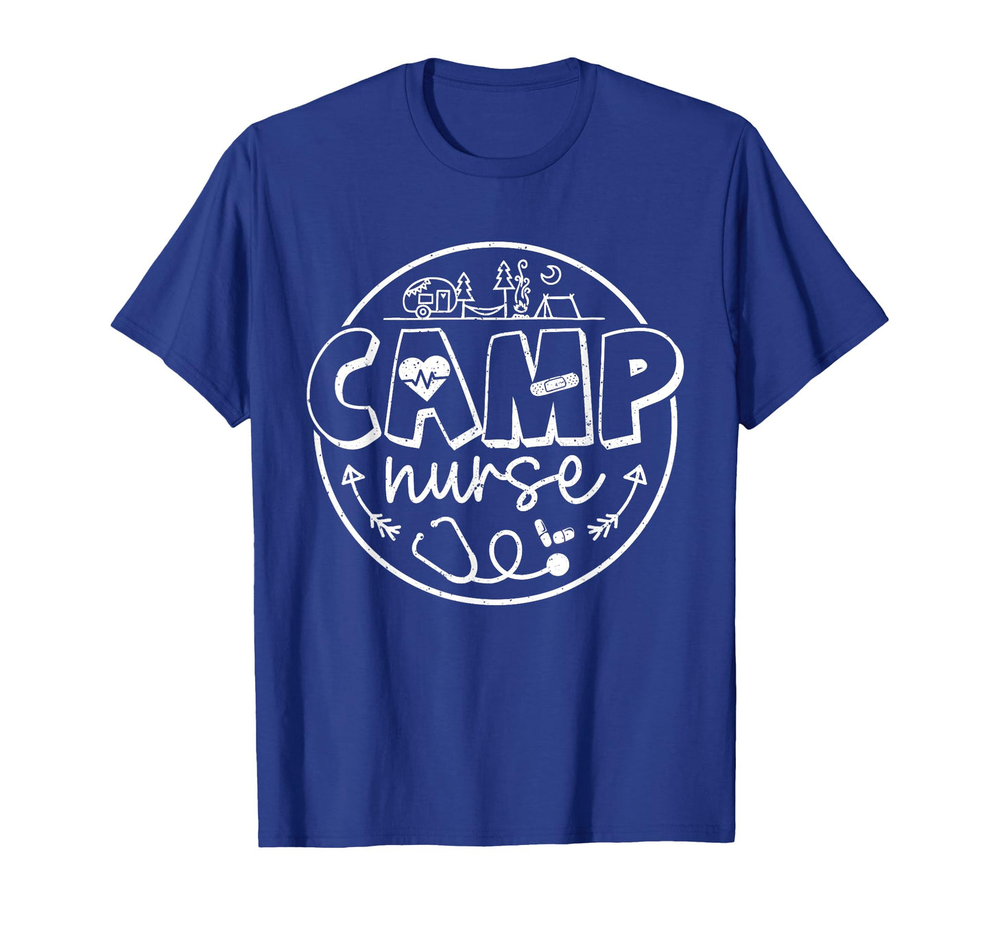 Camp Nurse Shirt Men Women School Nurse RN ICU ER Pediatric T-Shirt